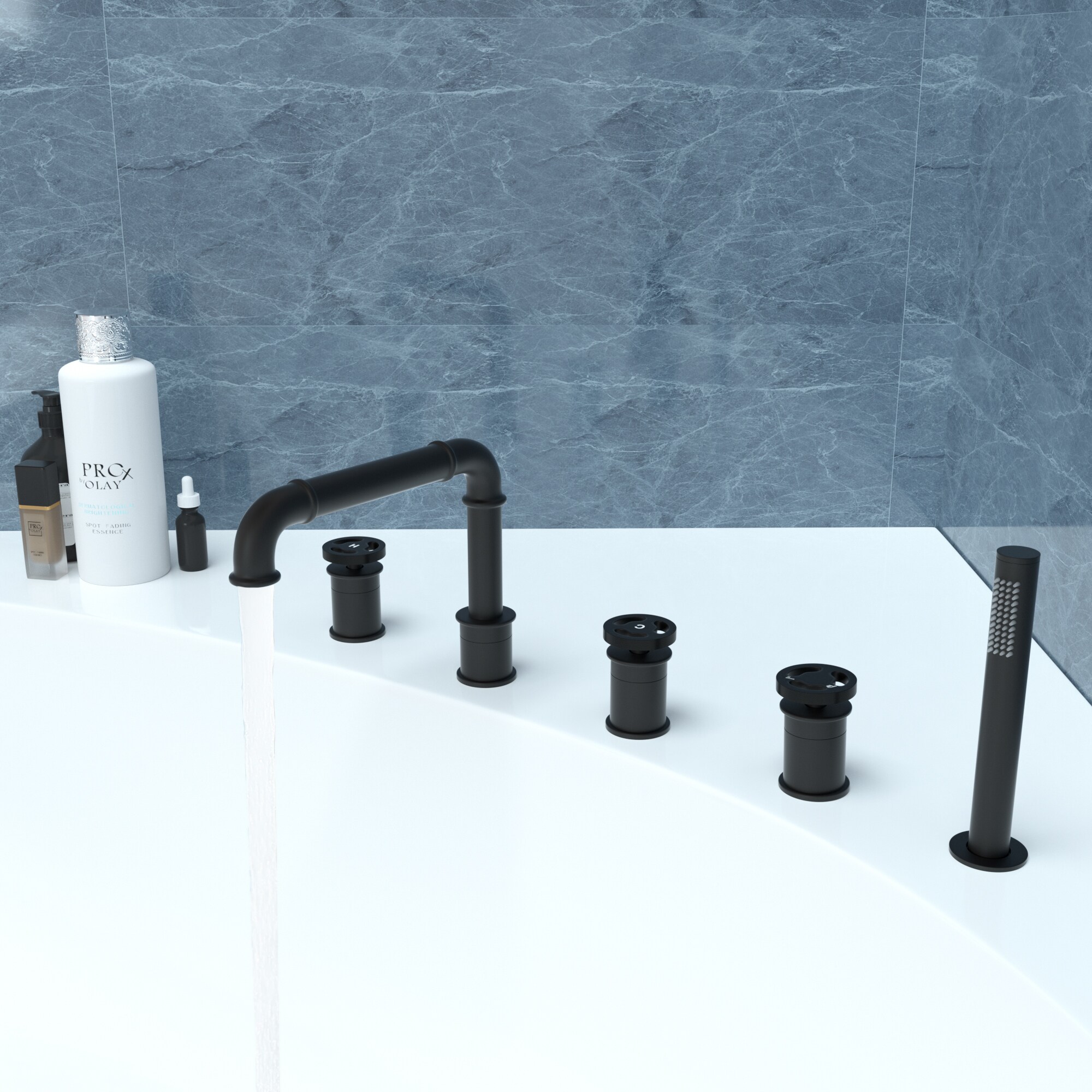 WELLFOR WB-0991 Roman-Tub-Faucets - View #5