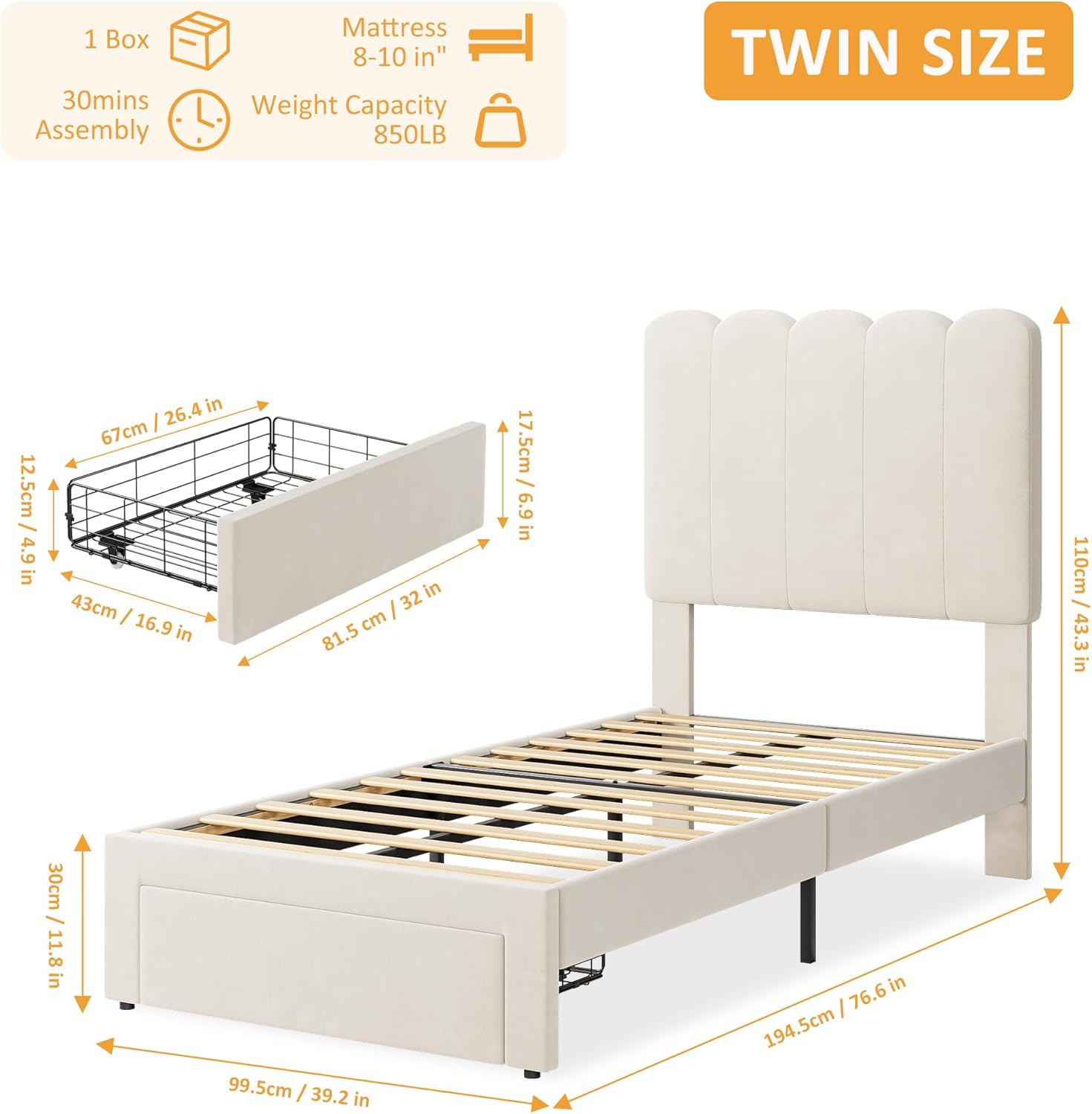 Qeetex LHF-BED-PHO-33LX83AT beds - View #2