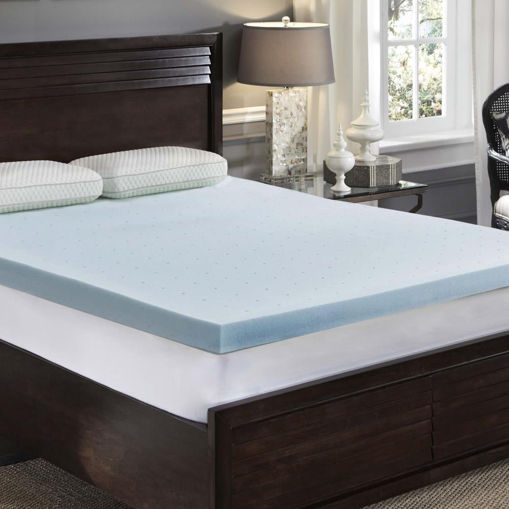 Flash Furniture Capri Comfortable Sleep 3 inch Cool Gel Memory Foam  Mattress Topper - Twin in the Mattress Covers & Toppers department at