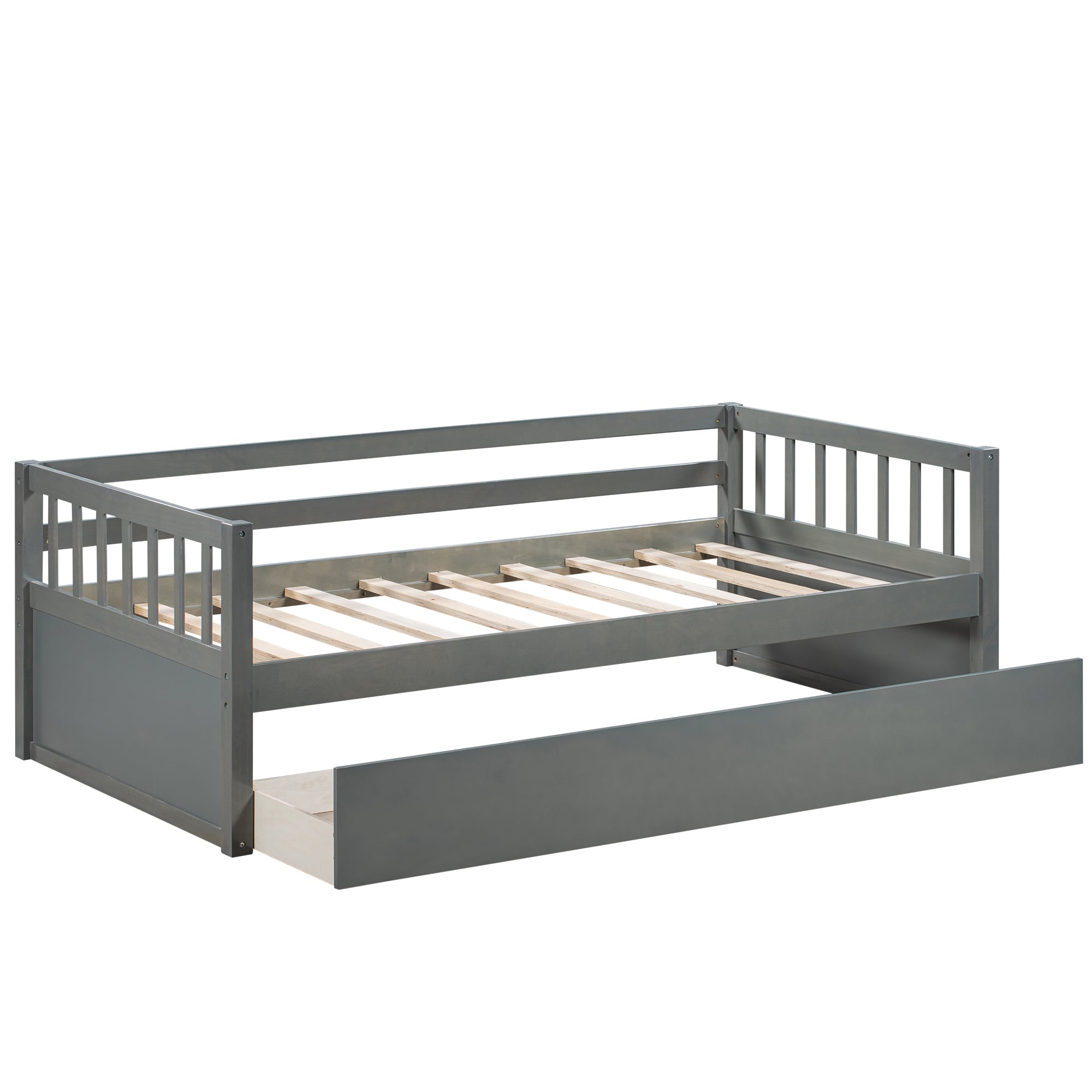 CASAINC WM-WF196484AAE Twin size daybed Gray Twin Wood Daybed