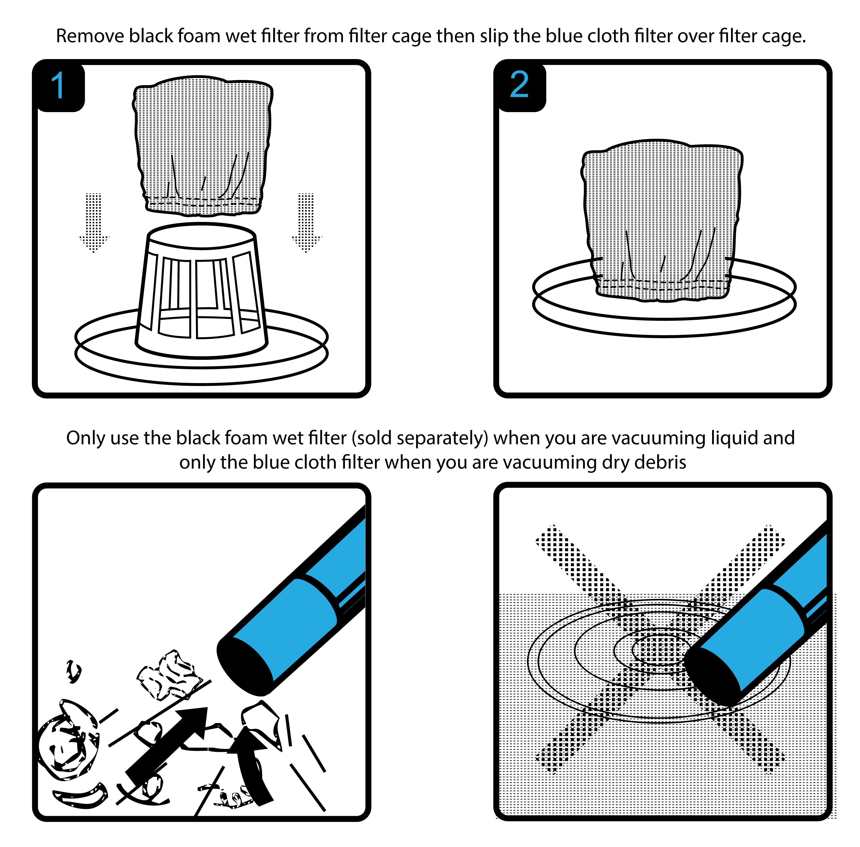 VacMaster VRC5 Shop-Vacuum-Filters-Collection-Bags - View #4