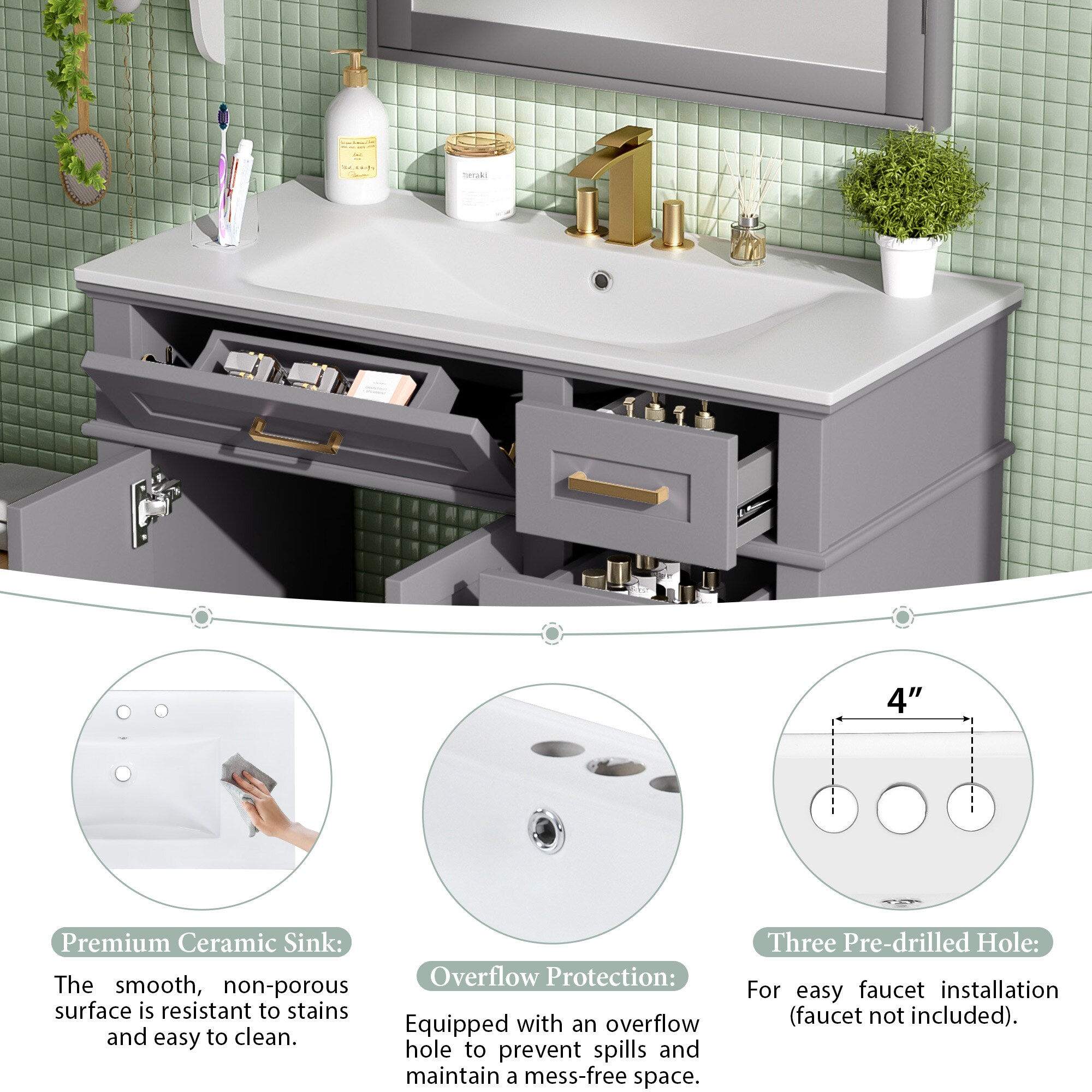 ModernLuxe L3P-N729P253935E Bath-Vanity-Combo - View #5
