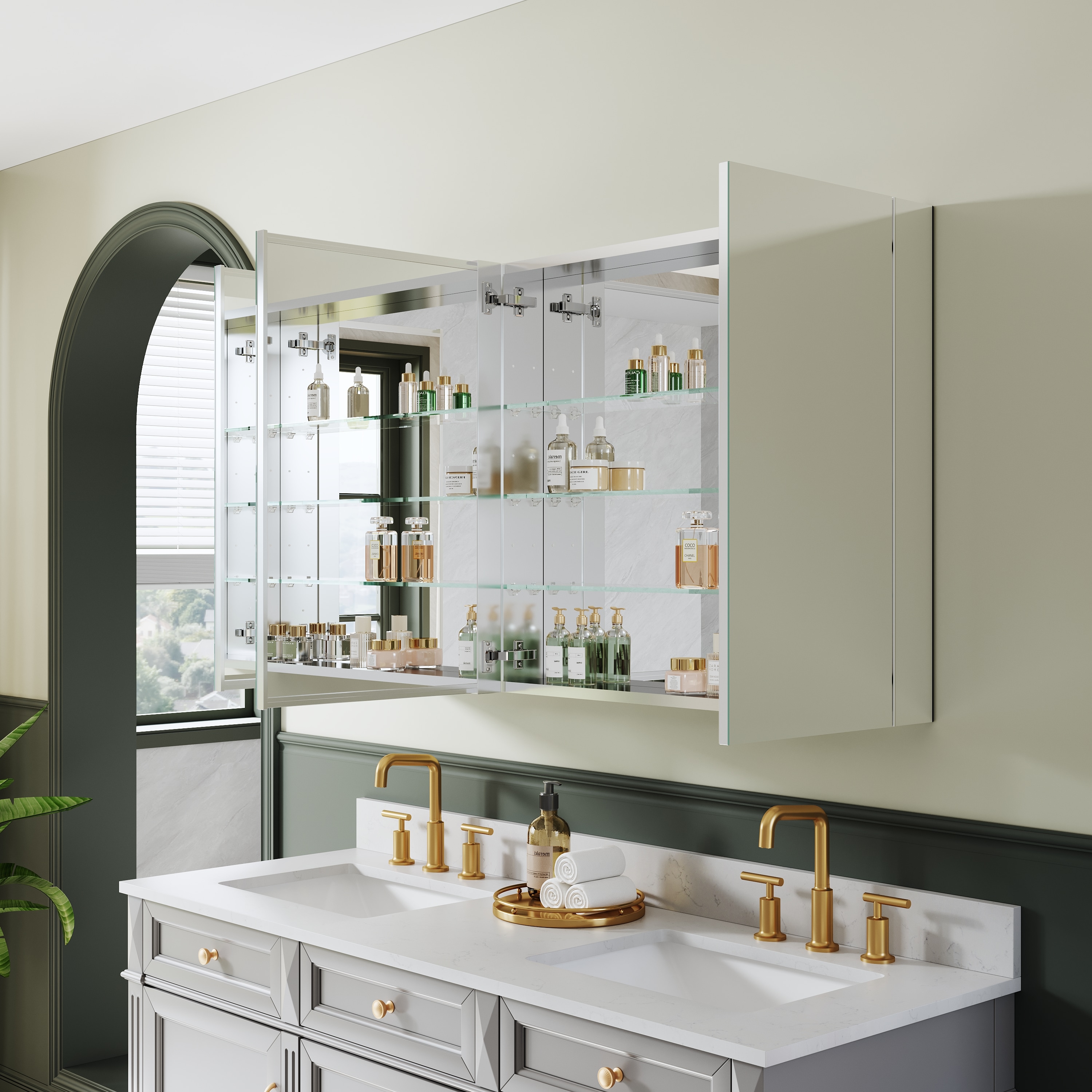 CALVON RCRS-4830MC Bathroom-Medicine-Cabinets - View #2