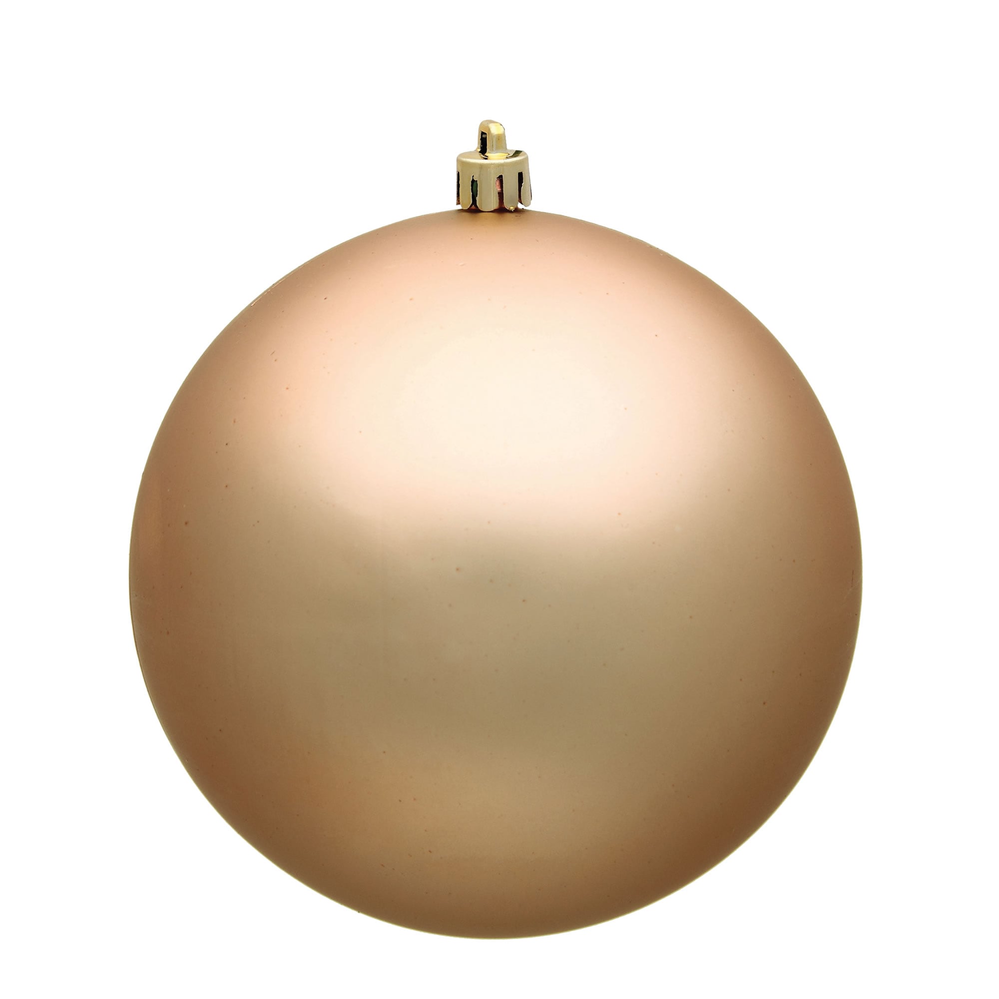 Vickerman N592580DMV Brown Ball Standard Indoor/Outdoor Ornament Shatterproof