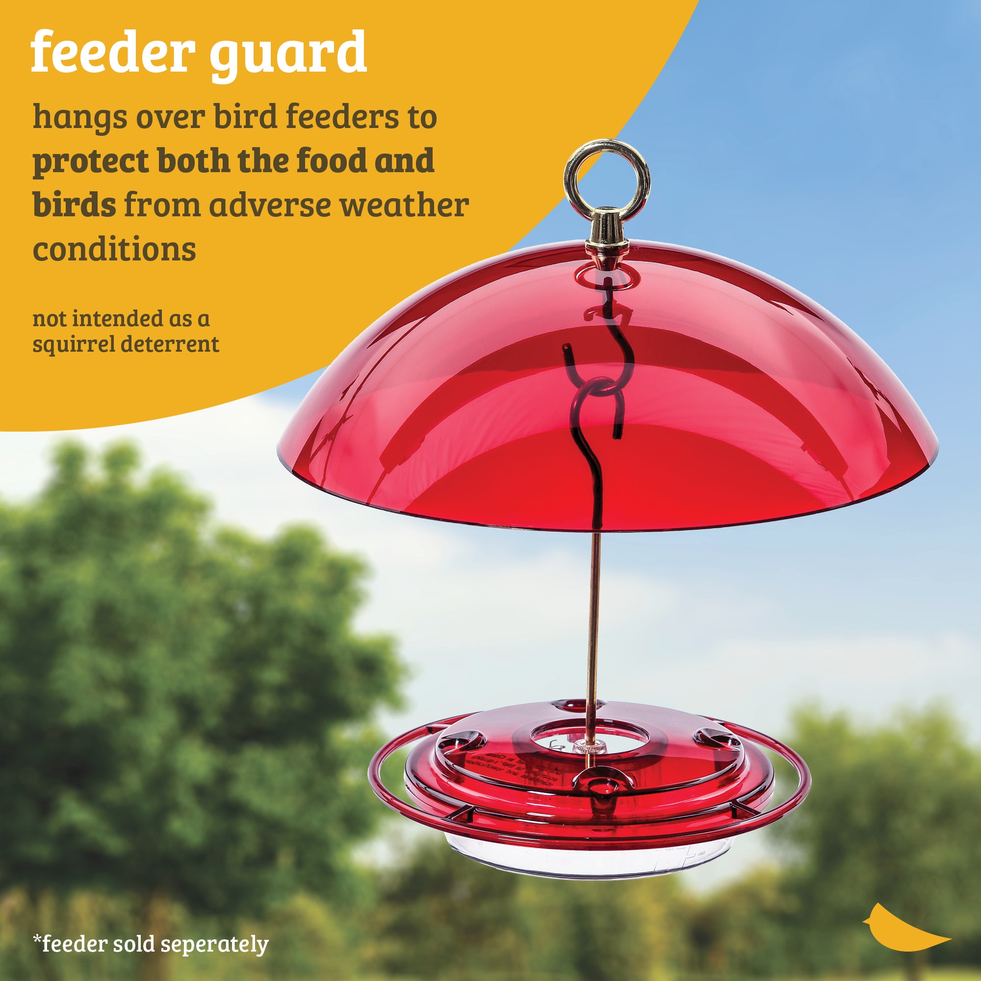 BIRDS CHOICE RED DOME Bird-Feeder-Accessories - View #5