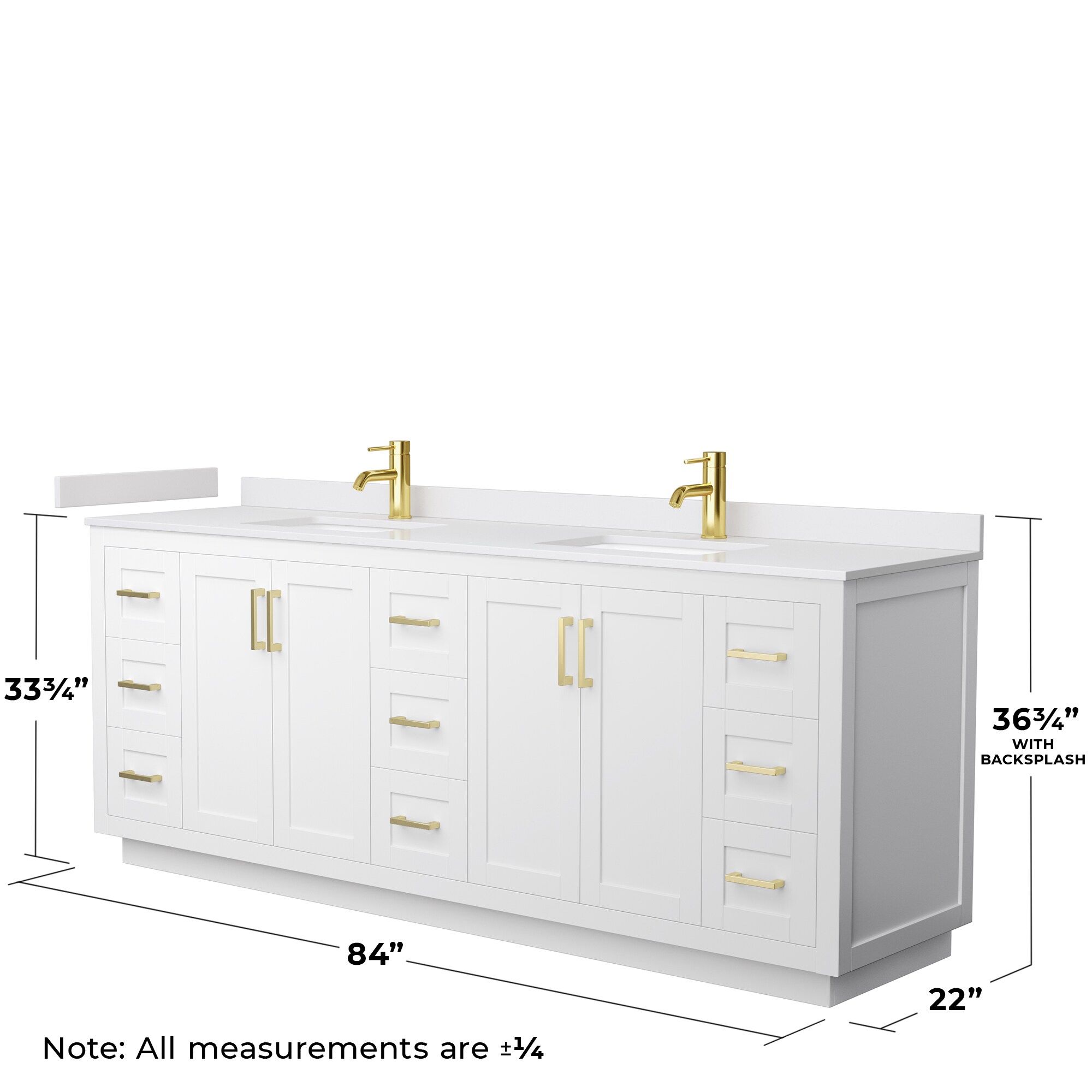 Wyndham Collection WCF292984DWGWCUNSMXX Bath-Vanity-Combo - View #5