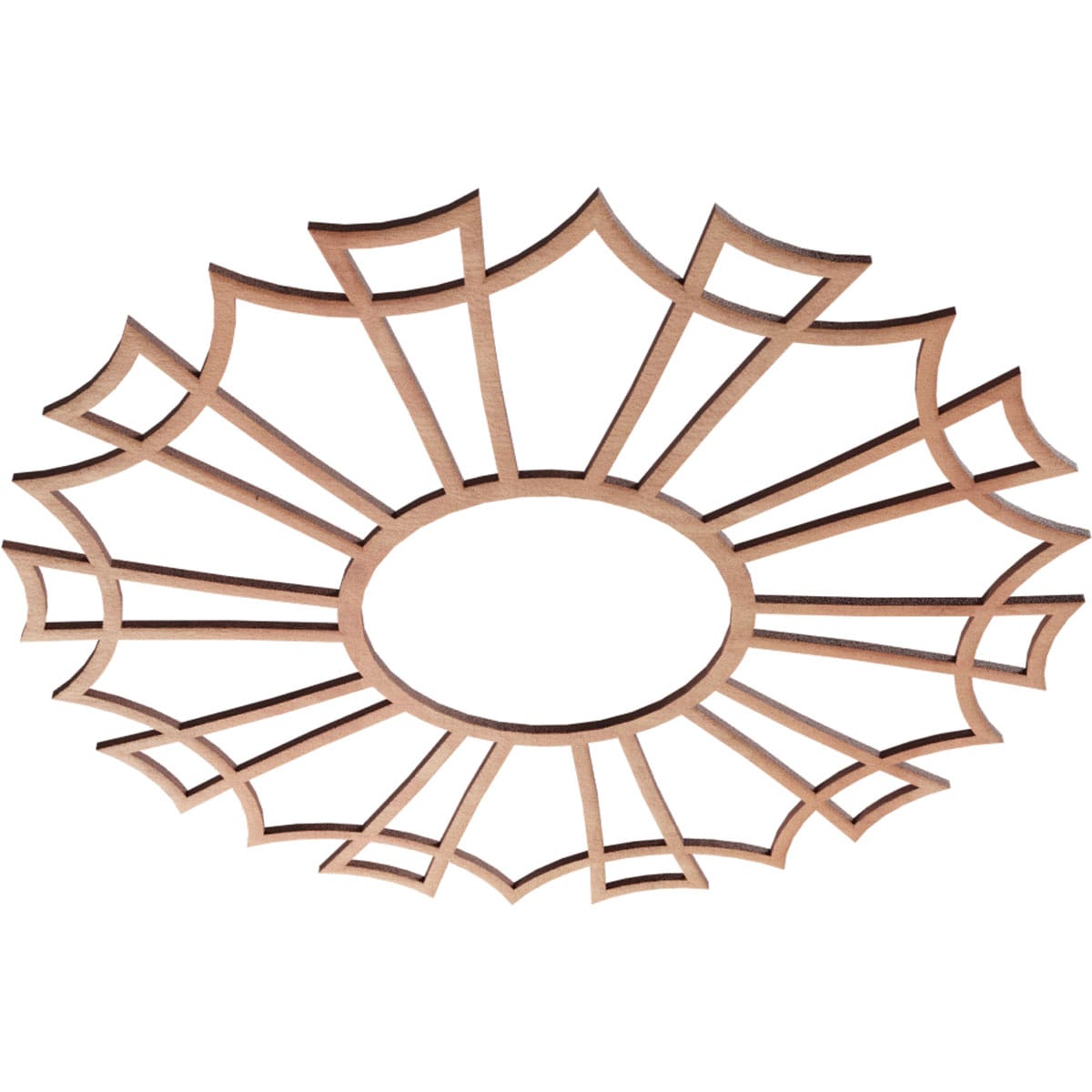 Ekena Millwork CMWP22X22X0250AUCH Ceiling-Medallions - View #2