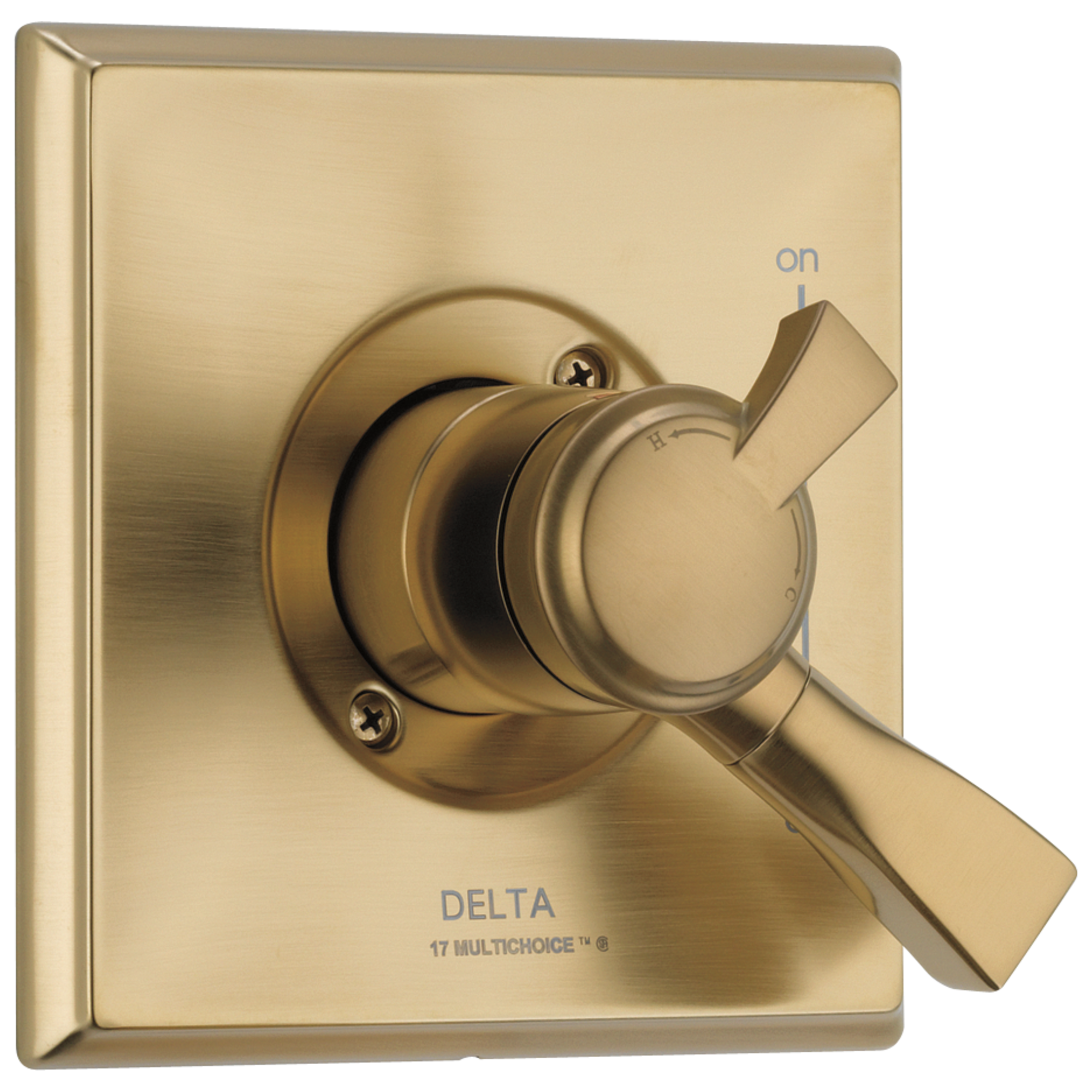 Delta T17051-CZ Dryden Champagne Bronze 2-Inches Universal Bathtub/Shower Trim ring 0.5-Inches -ID