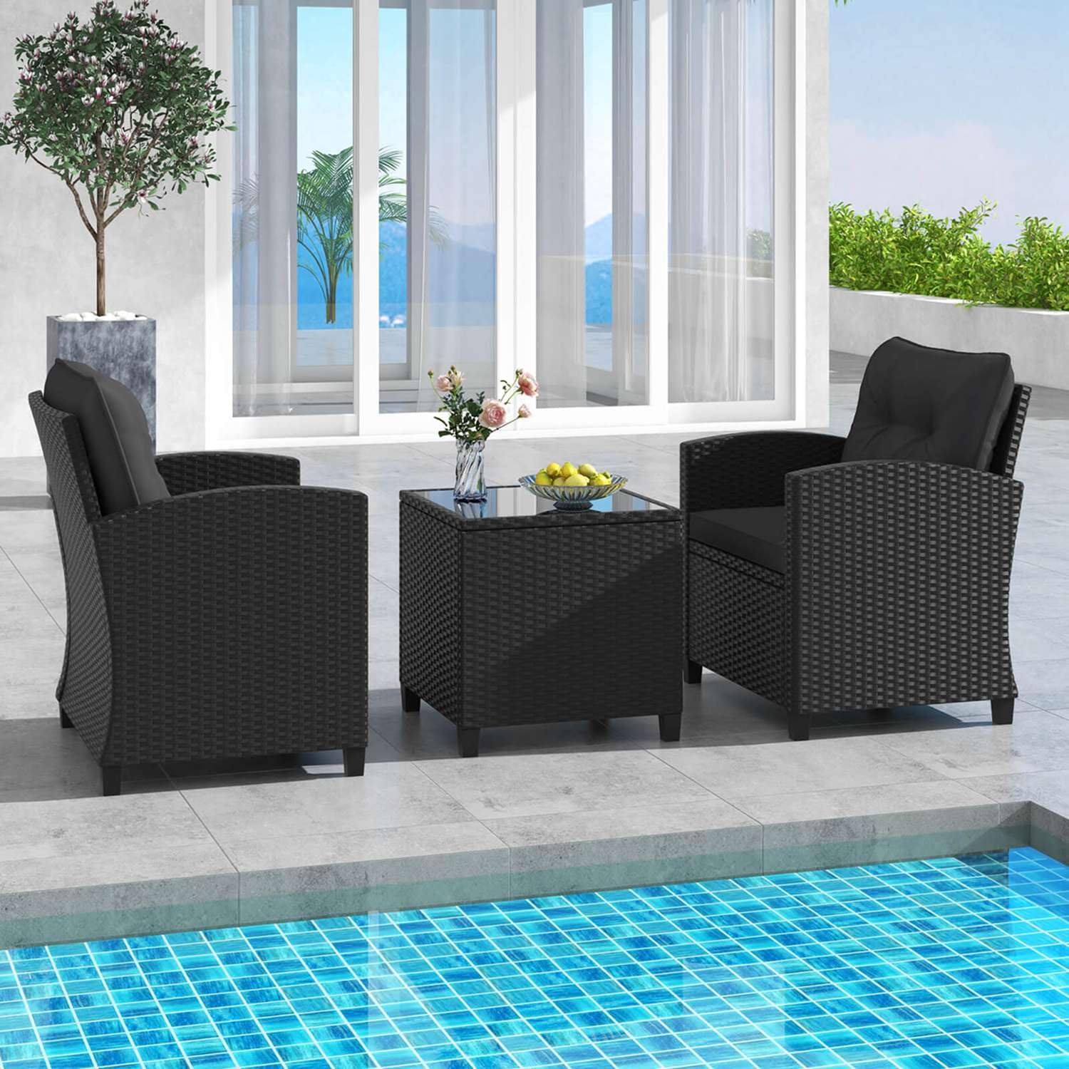 Costway HCST03809 Patio-Conversation-Sets - View #4