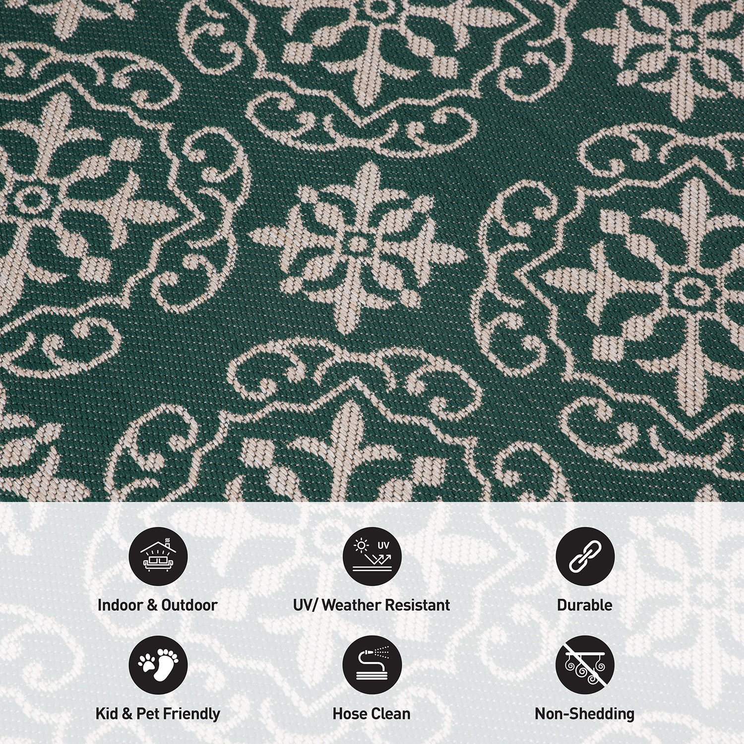 World Rug Gallery 119GREEN2X7 rugs - View #5