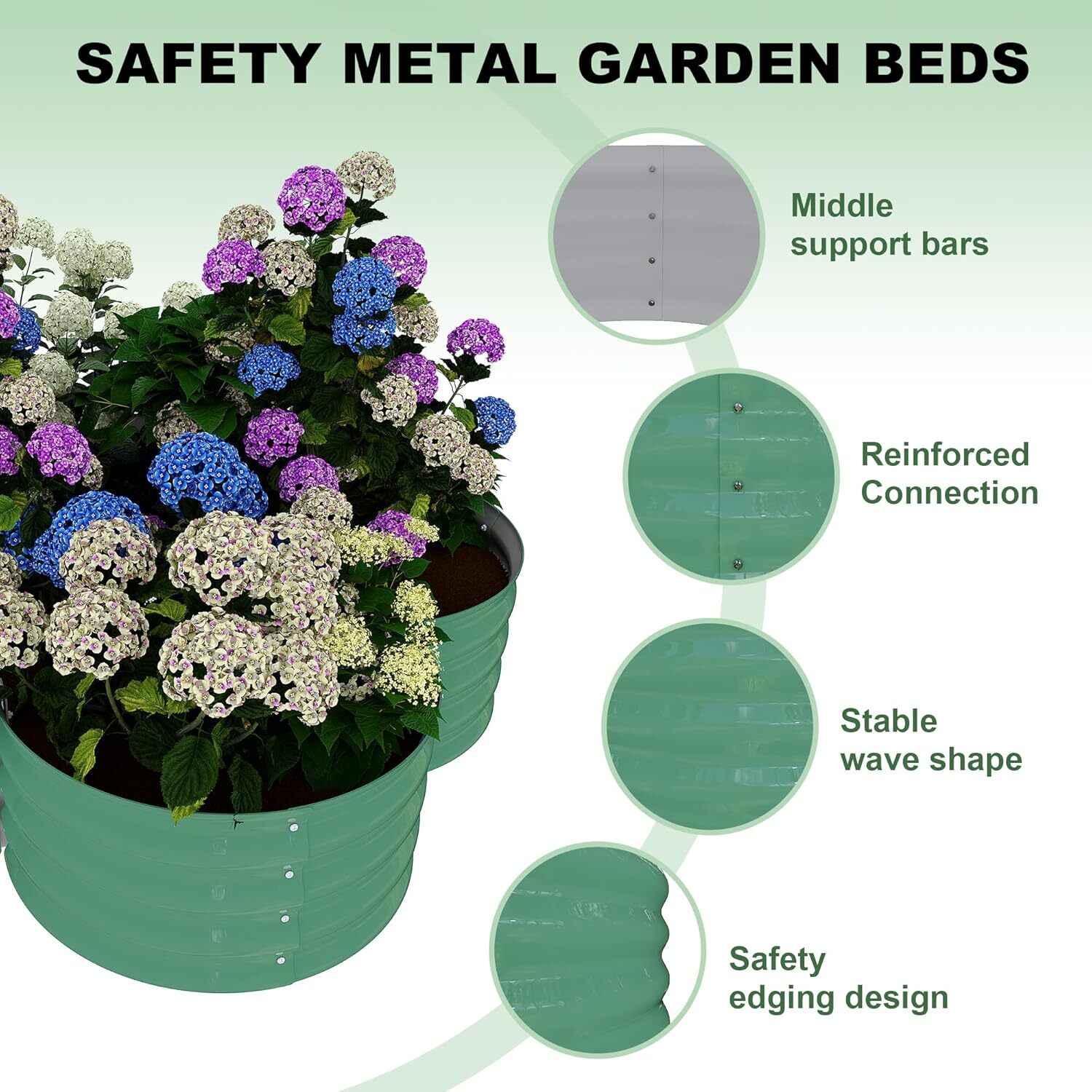 Der Rose LMXPHO-349F-0910CBMN Raised-Garden-Beds - View #3