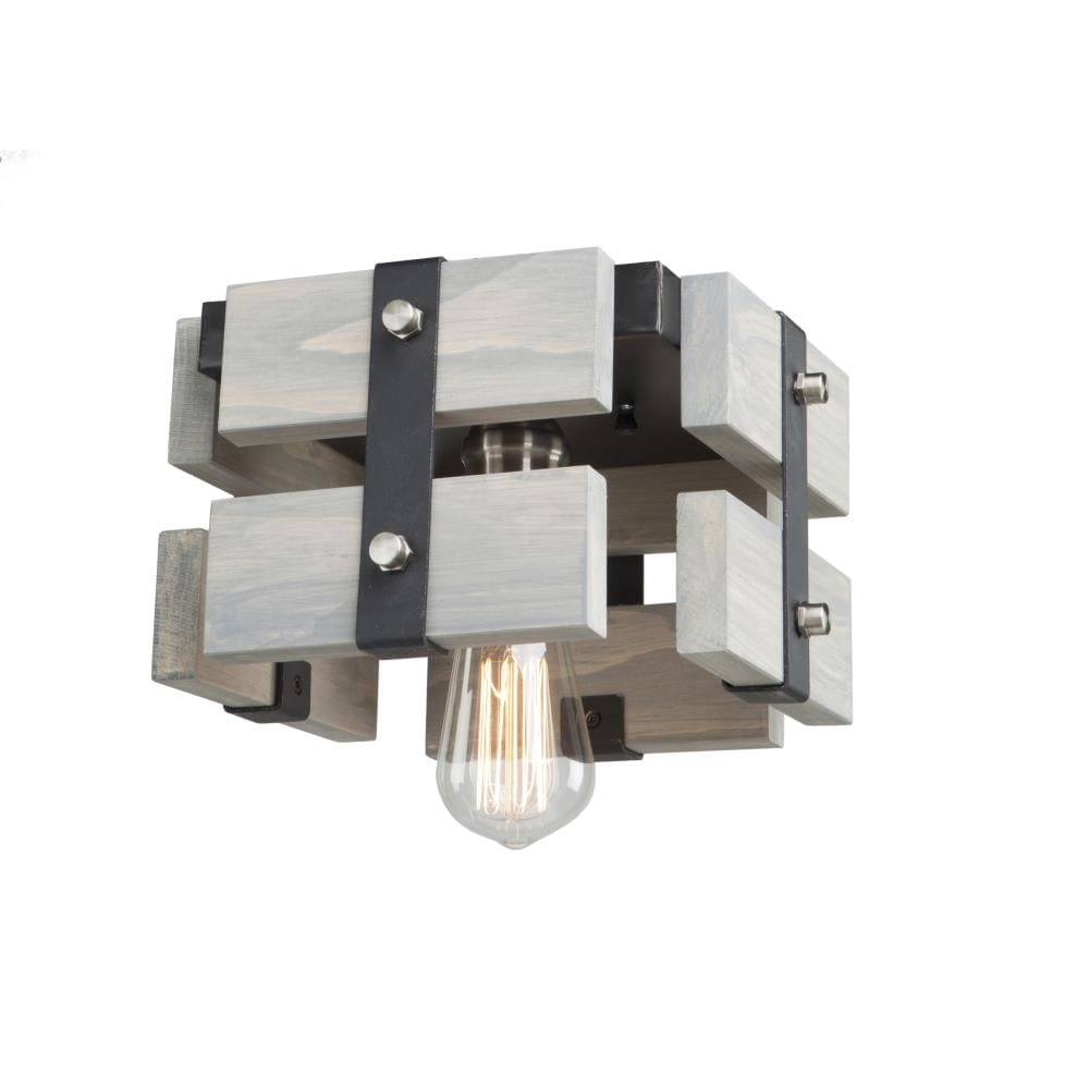 ARTCRAFT AC11491BW Barnyard 1 -Light 9-in Multiple colors/finishes Flush Mount Light