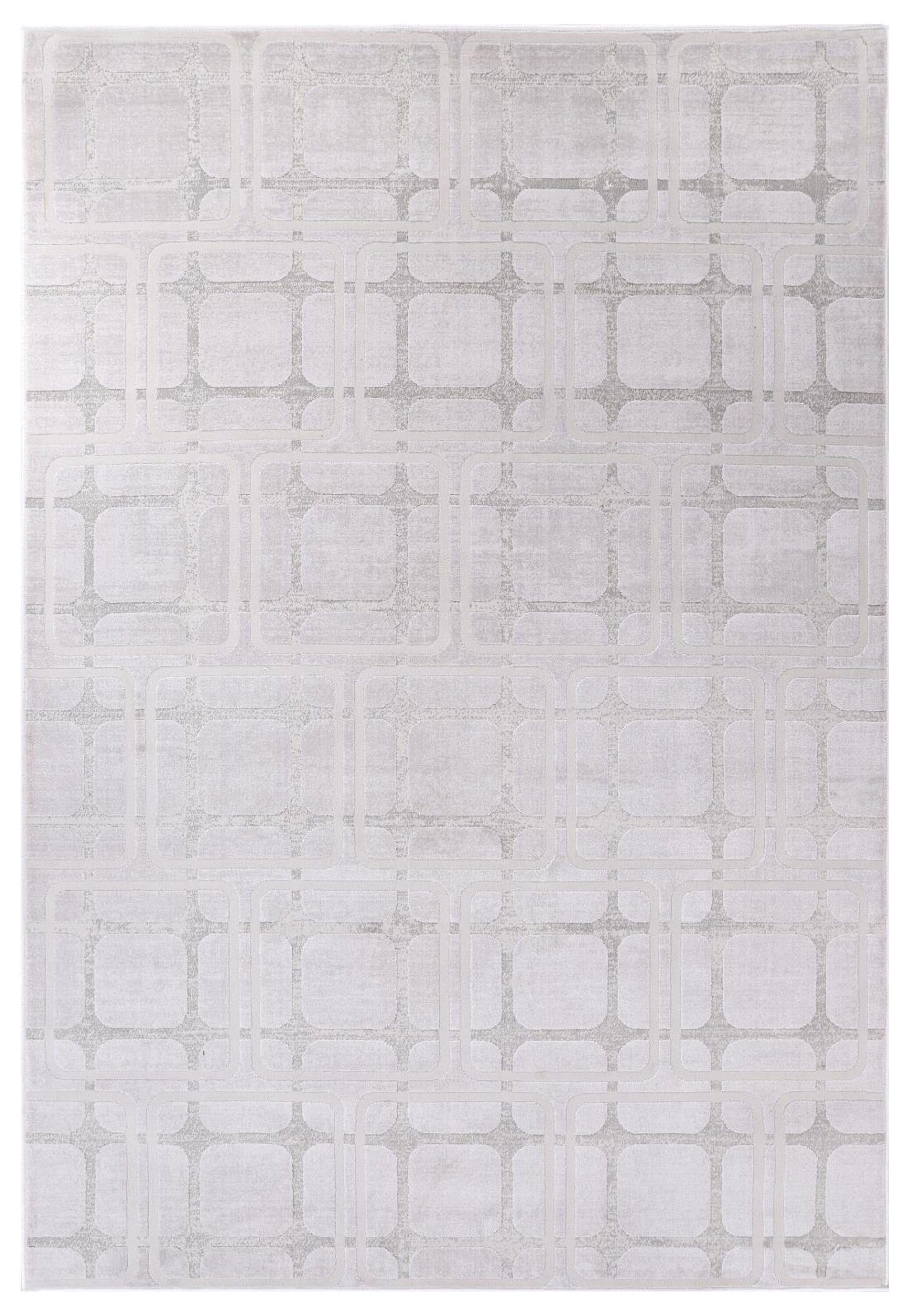 Hypnos Multicolor Geometric Reversible Synthetic Rug, 5'3" x 7'7"