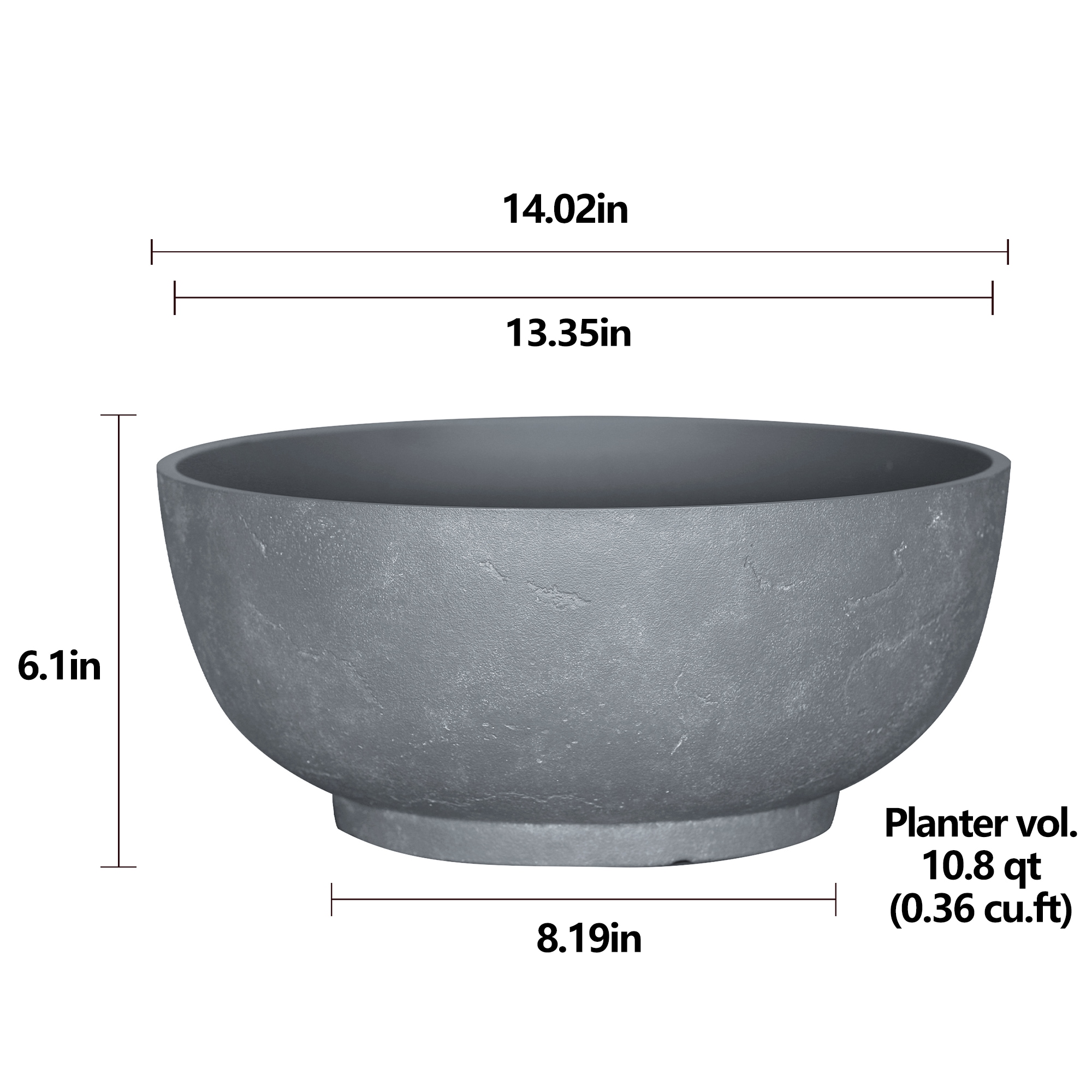 allen + roth PLH8014TCH Planter-Window-Box - View #4