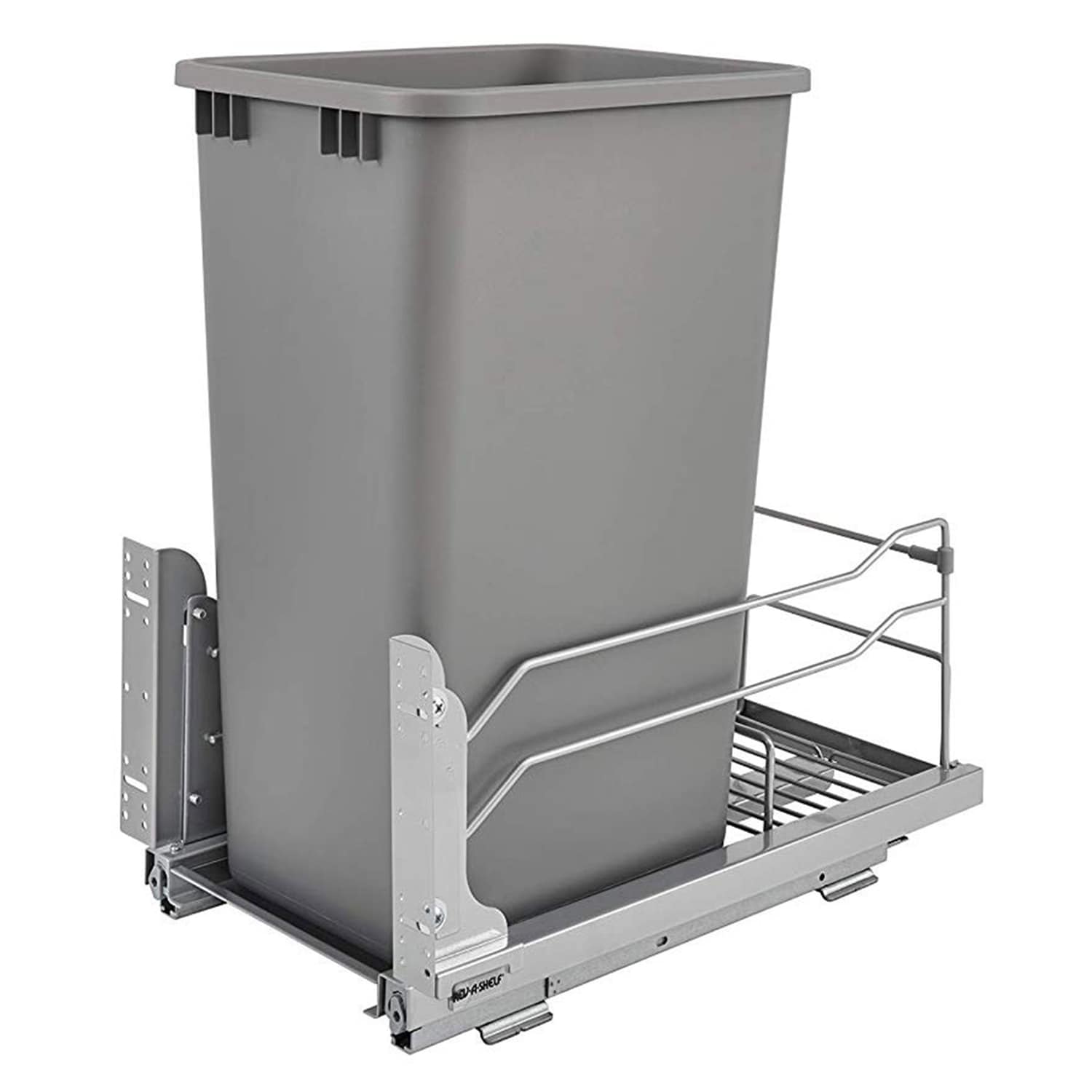 Rev-A-Shelf 152858 11-in x 22-in x 23-in 50-Quarts Soft Close Pull-out trash can