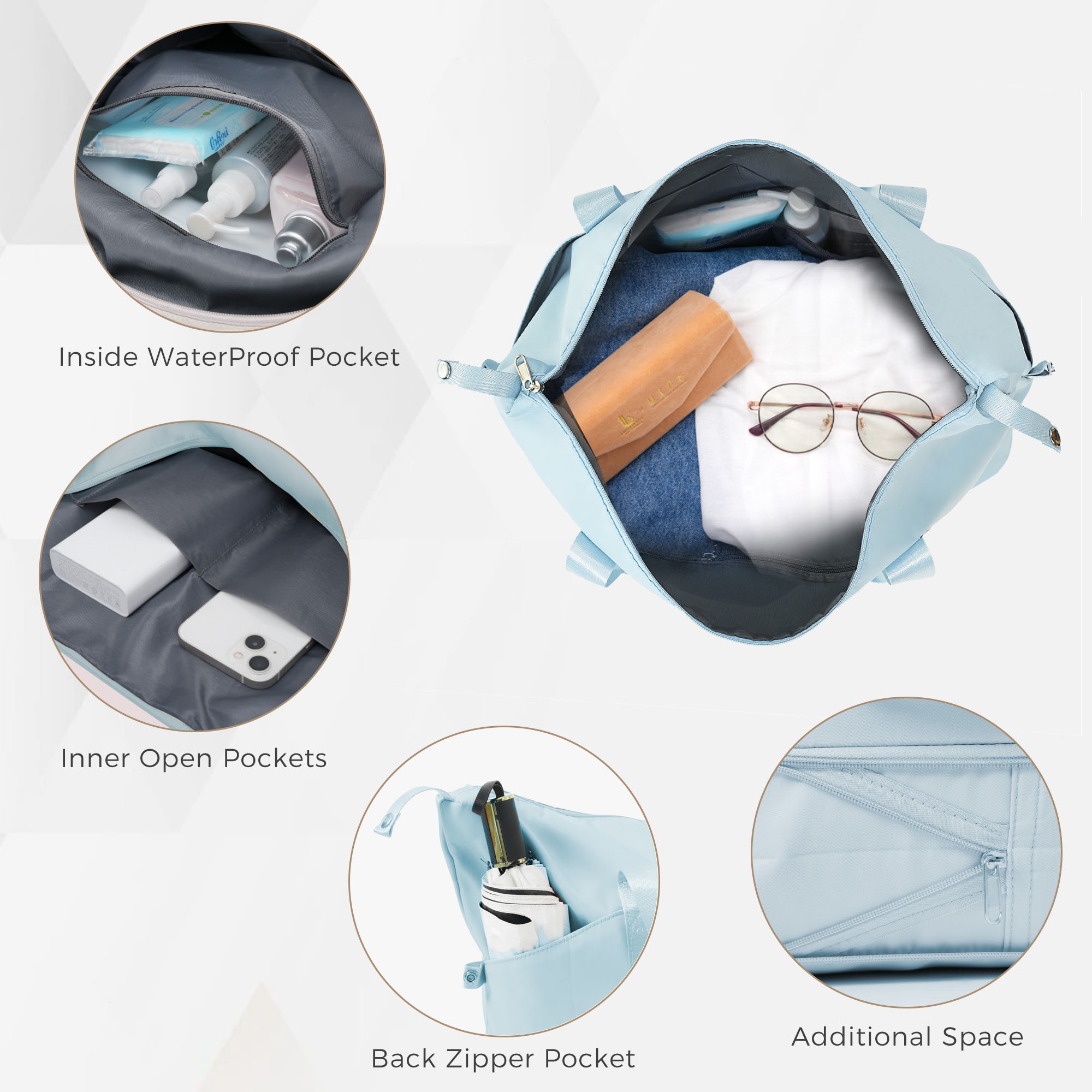 SINOFURN SYD9600001BL Luggage-And-Luggage-Sets - View #10