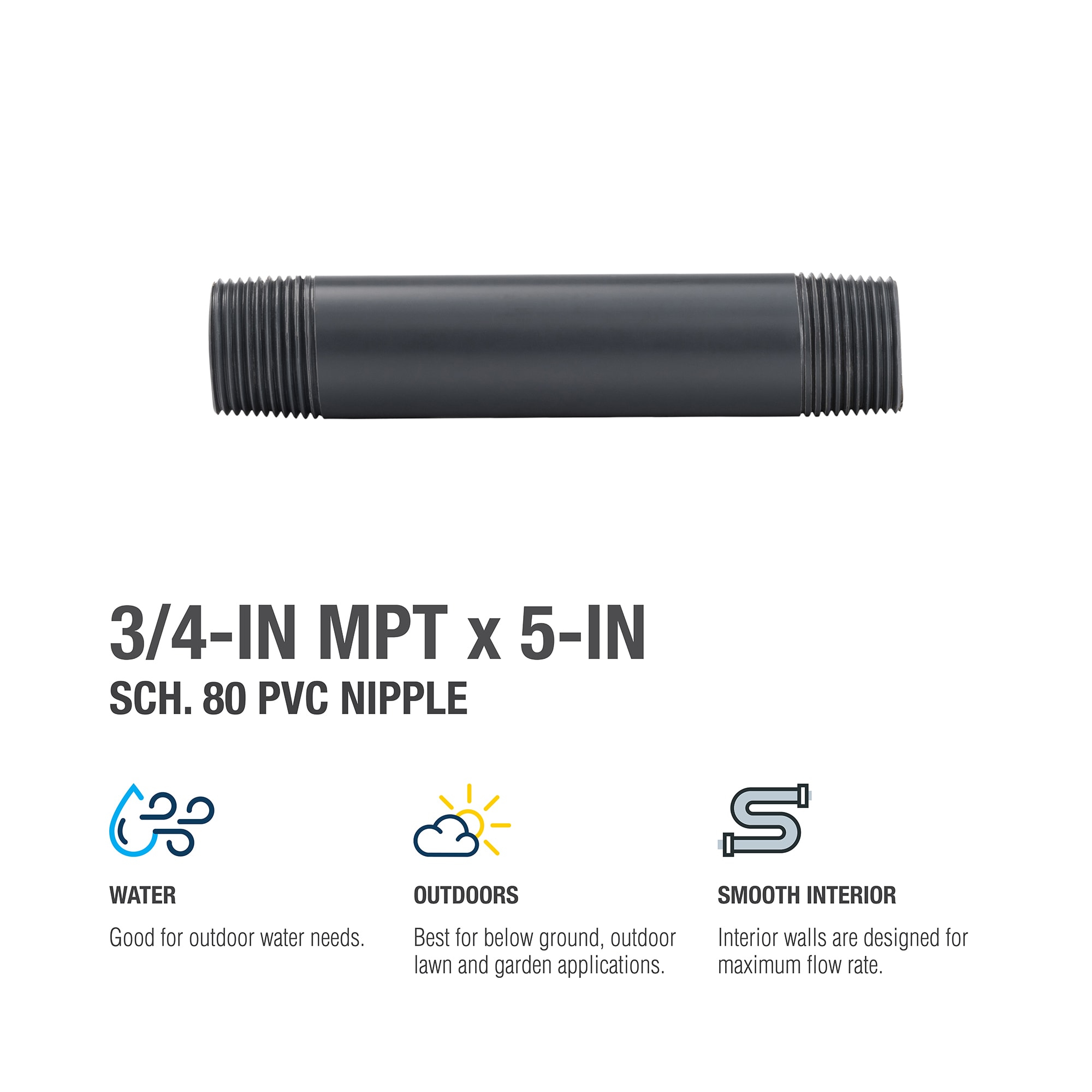 B&K 404-050 Pvc-Pressure-Sch-40-Fittings - View #5