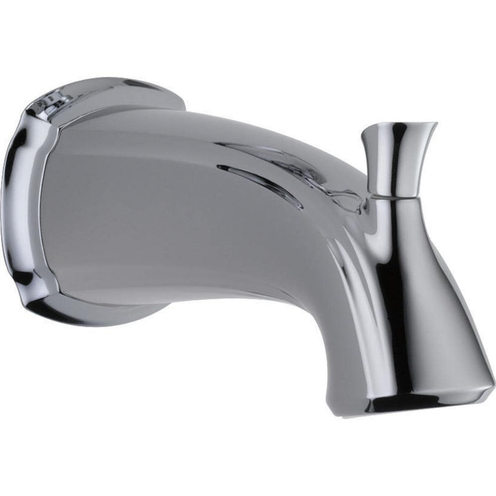 Delta Chrome Tub Spout With Diverter In The Bathtub Spouts Department   00558642 