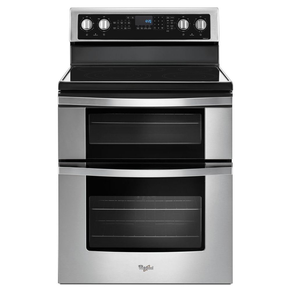 GE Profile 30 Smart Electric Smooth Top Double Oven Range with Convection  and Air Fry in Stainless - PB965YPFS