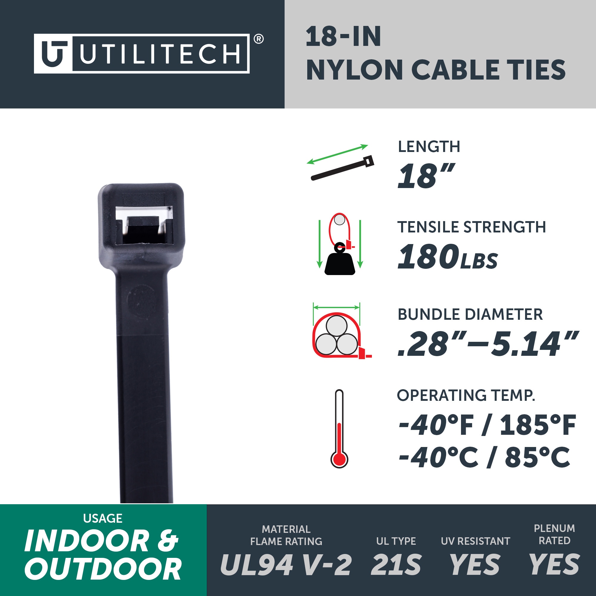 Utilitech SGY-CT1 Cable-Ties - View #4
