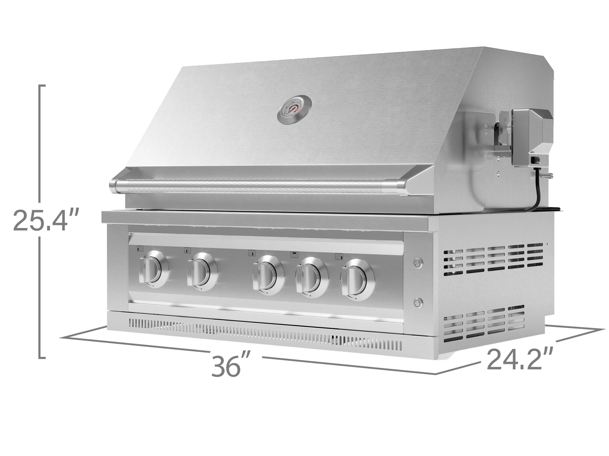 Propane Infrared Steak Grill BBQ Stainless Steel Single Burner