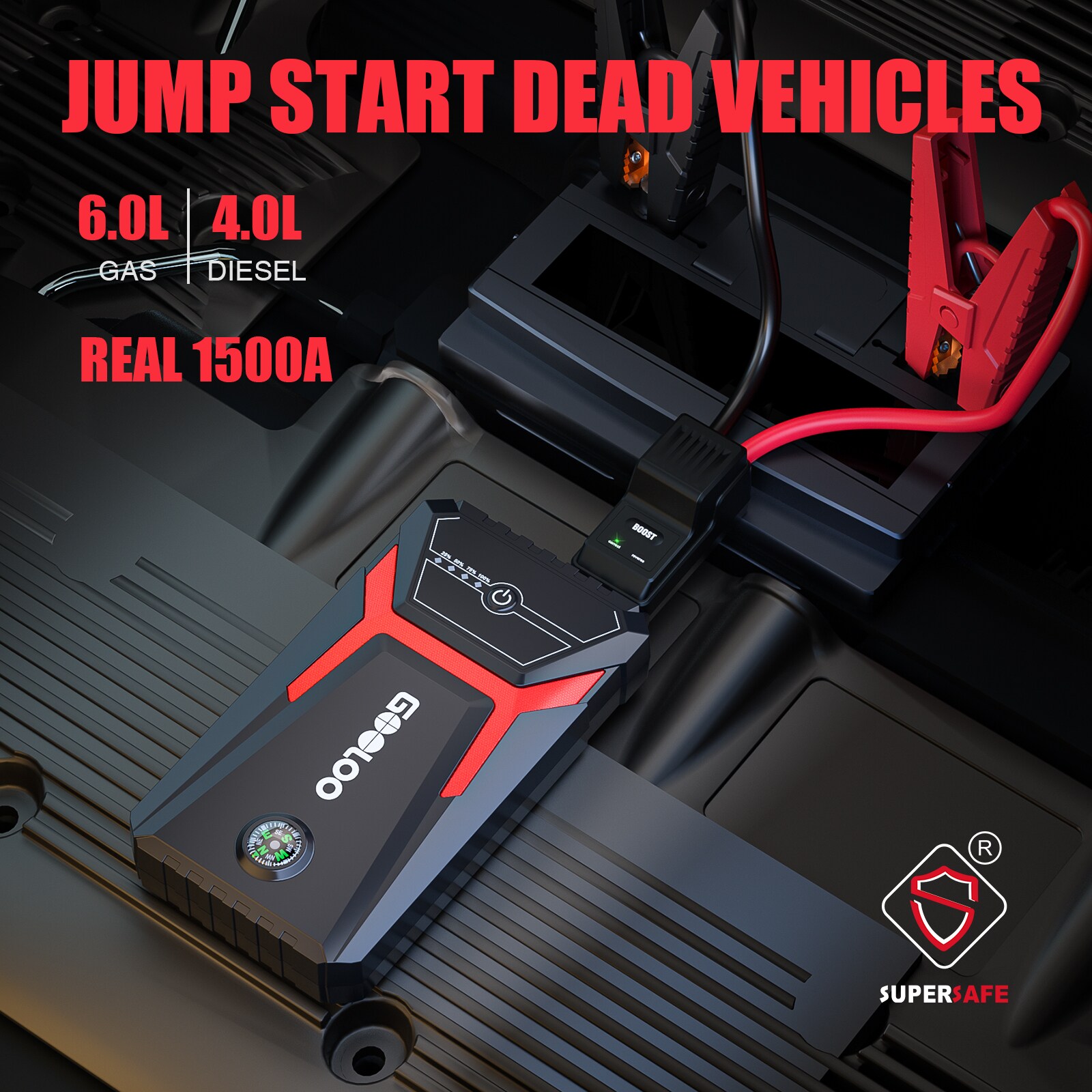 GOOLOO GE1500 Jump-Starters - View #2