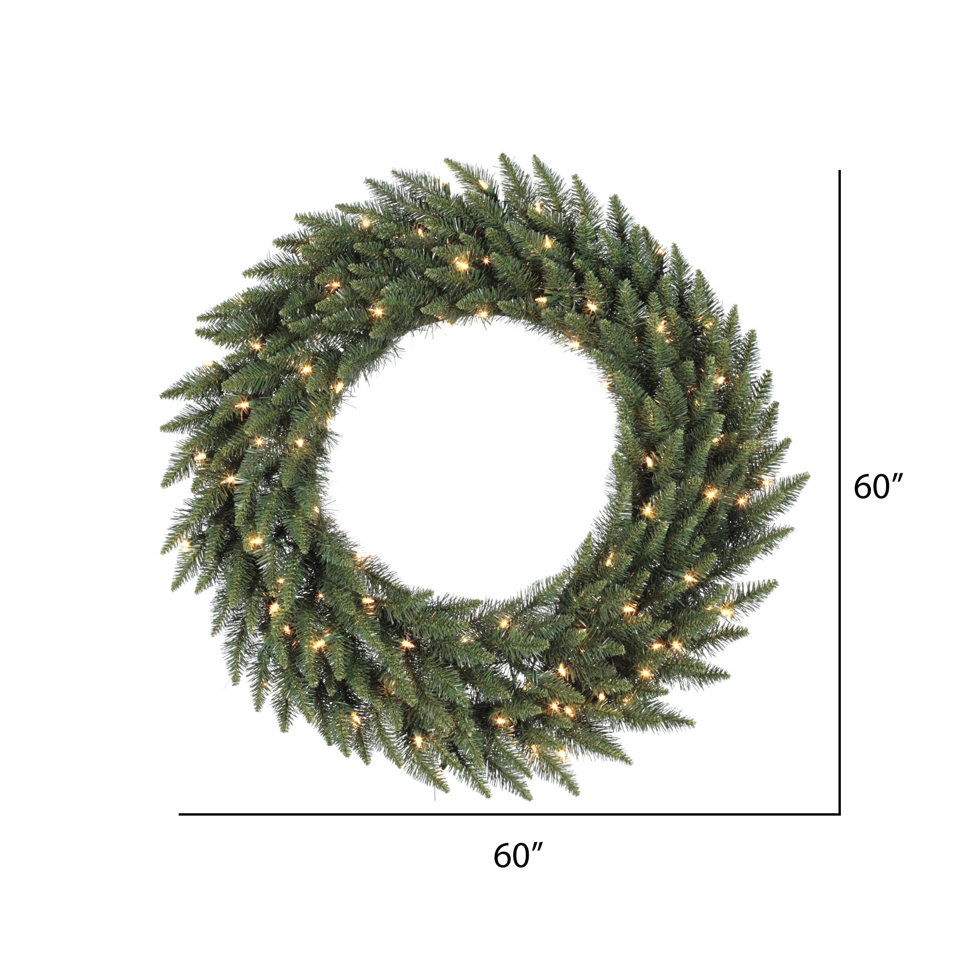 Vickerman A861061LED Artificial-Christmas-Wreaths - View #3