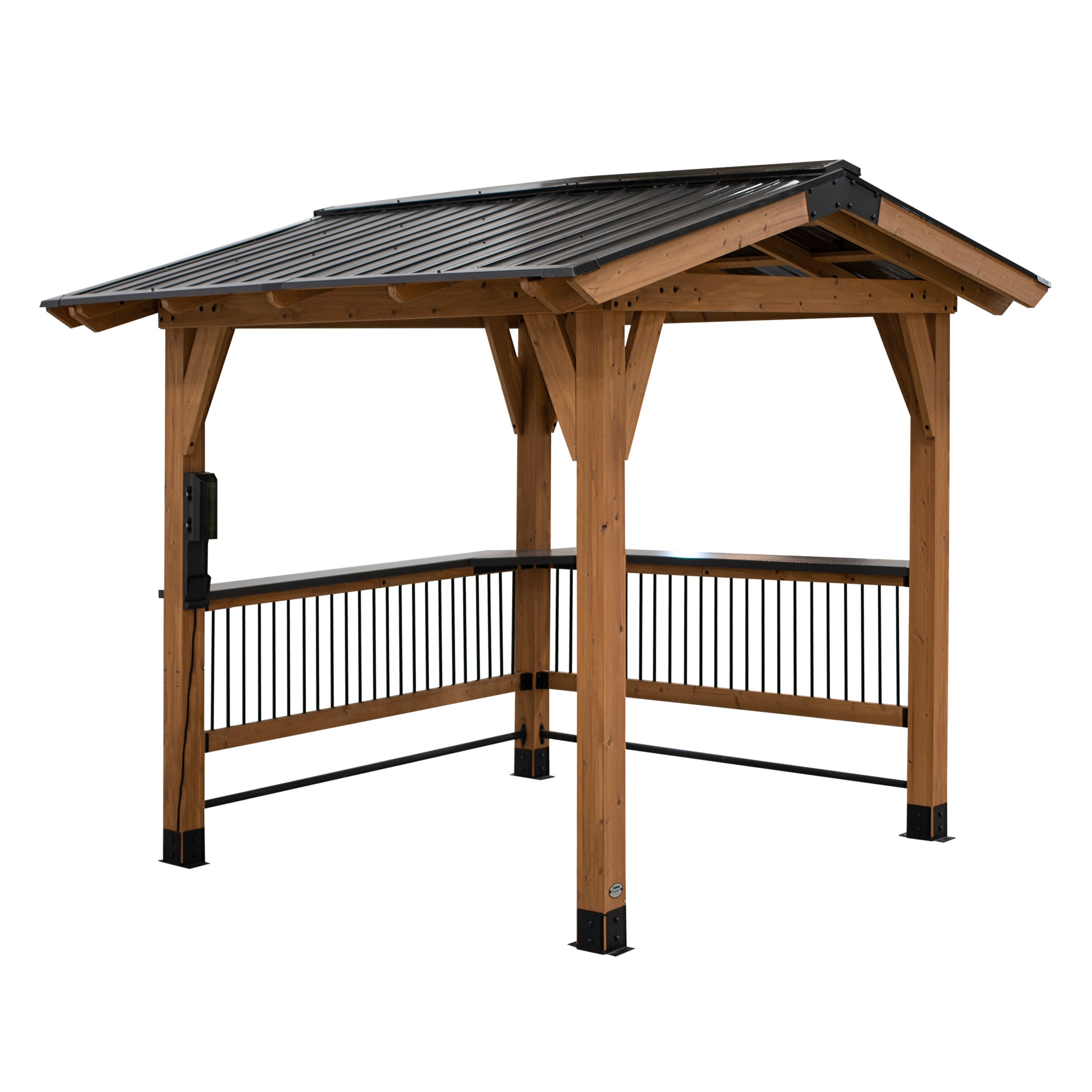Backyard Discovery 2206090COM Wood-Resin-Gazebos - View #2