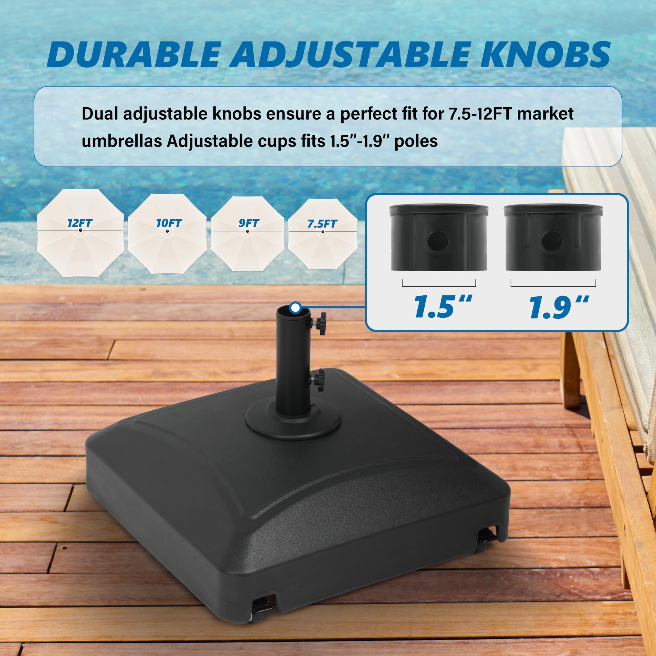 Mondawe MDBASES59C Umbrella-Bases - View #2