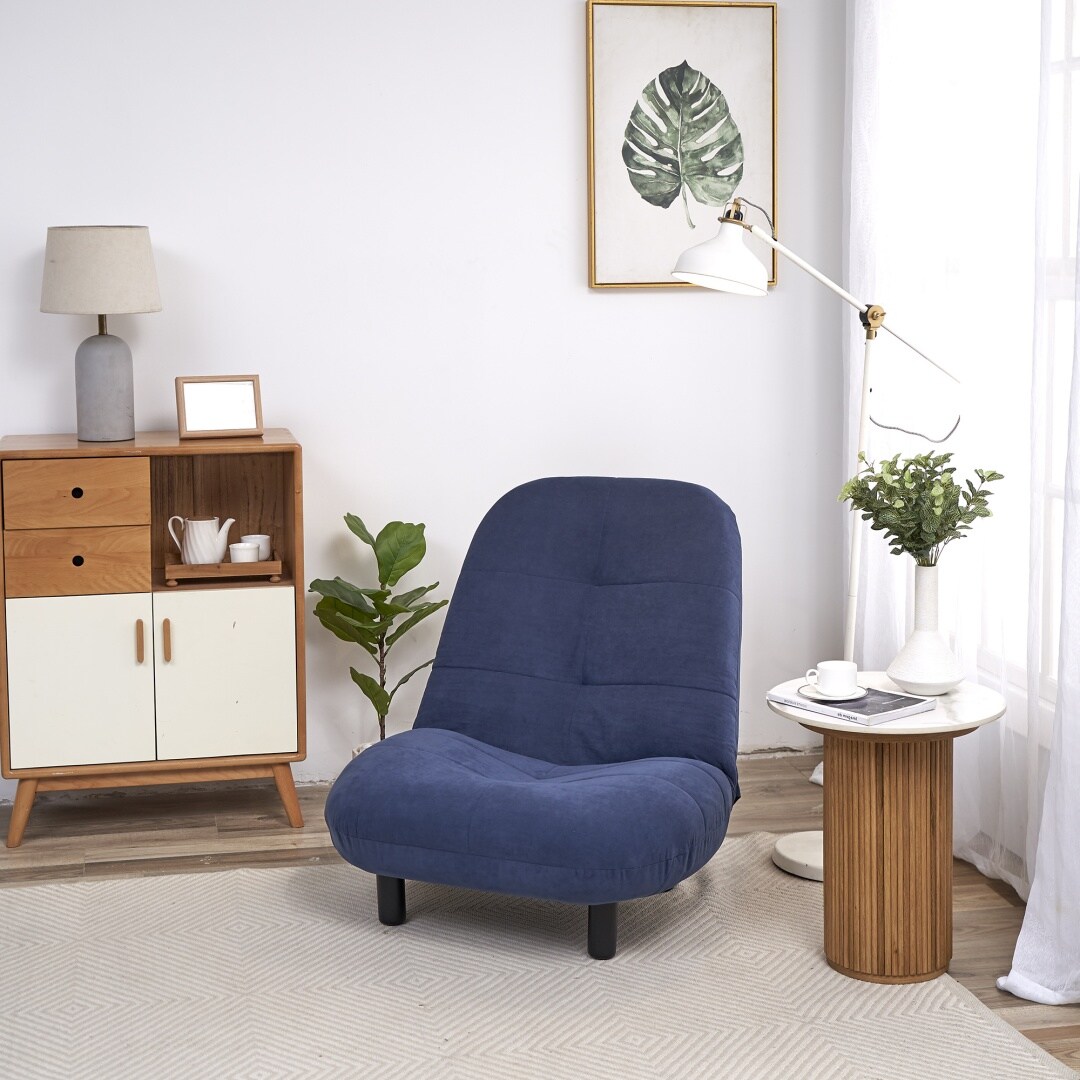 ZAKLOOP WU24464026 Modern White Accent Chair