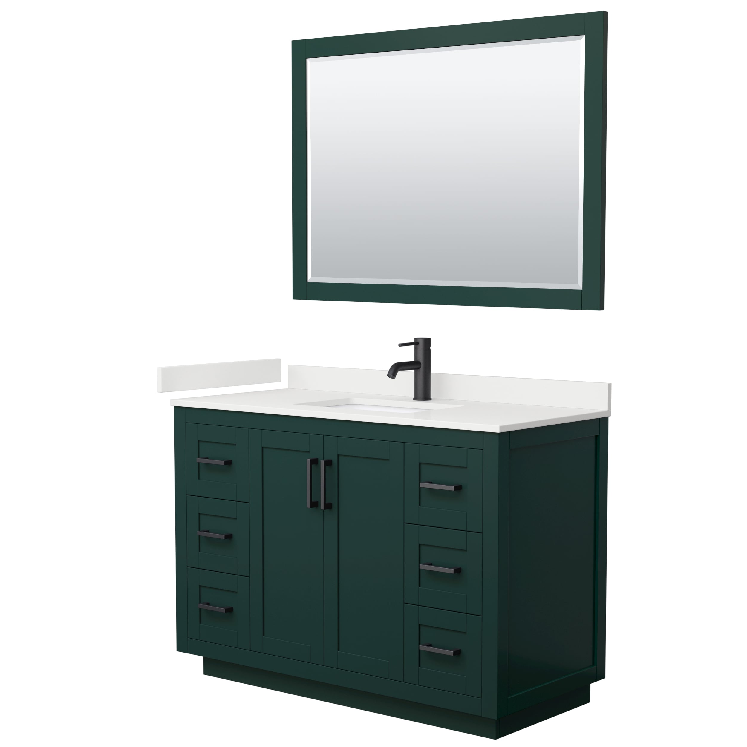 Wyndham Collection WCF292948SGKWQUNSM46 Bath-Vanity-Combo - View #2