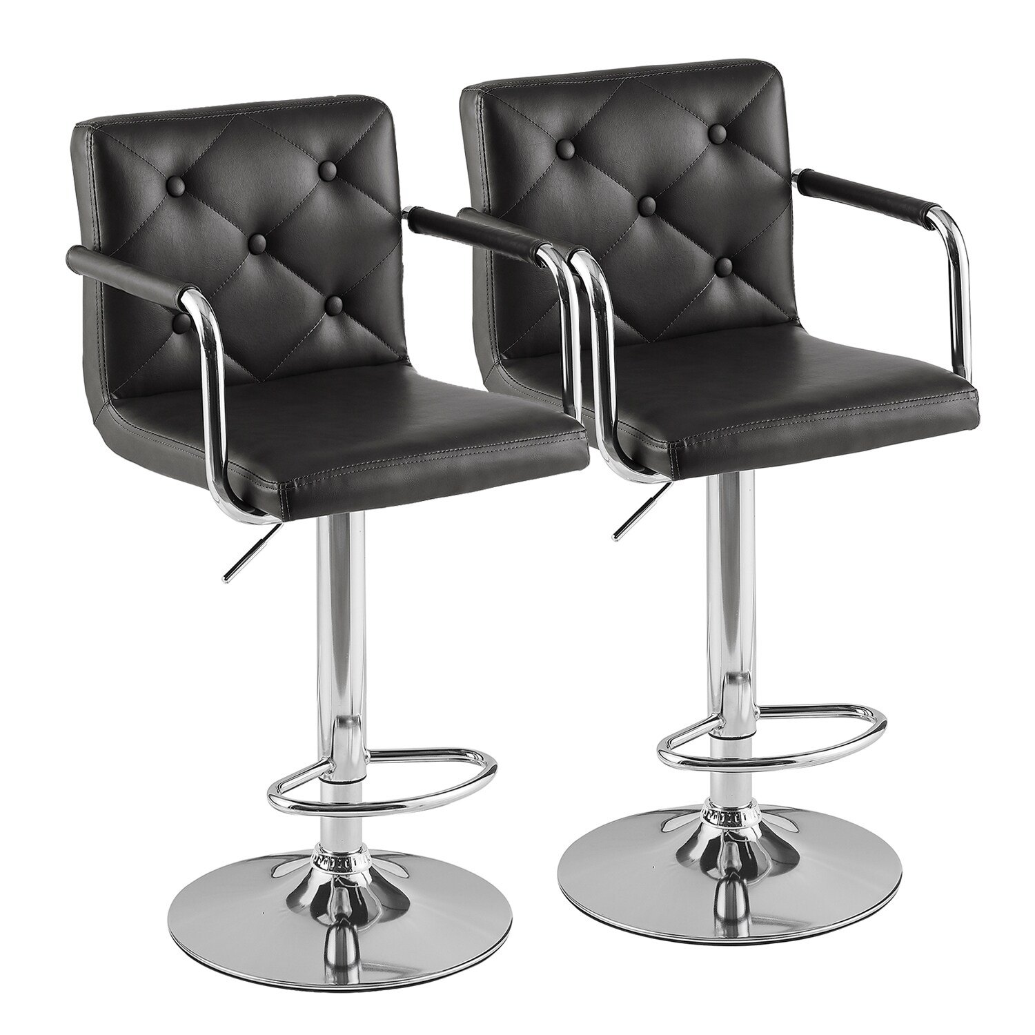 Vecelo LOE-C07-BLK stools - View #7