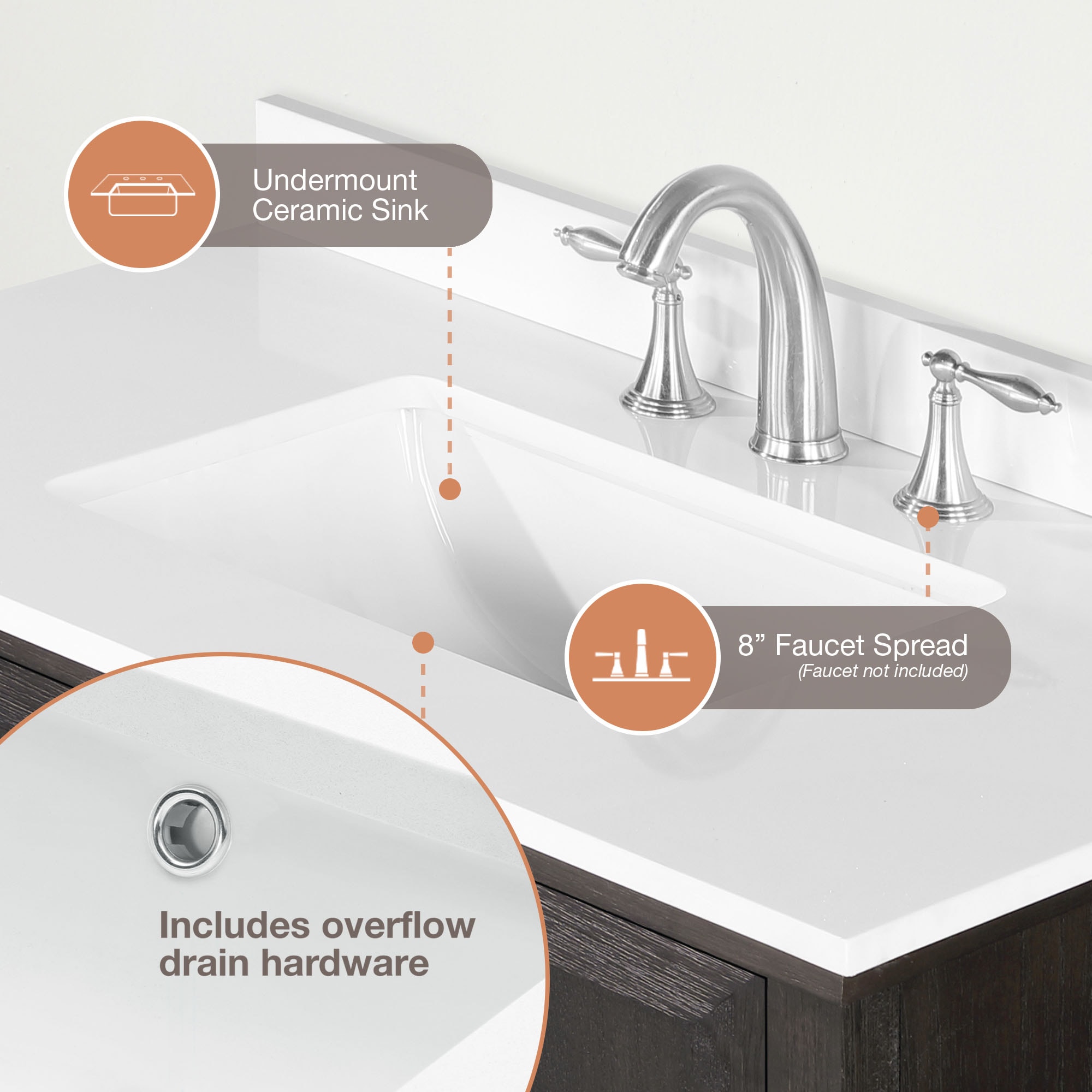 allen + roth RIDGE-36DEW Bath-Vanity-Combo - View #4