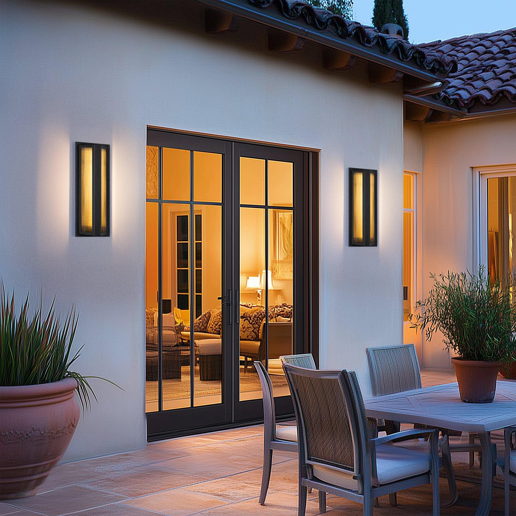 LamQee 06FTL0308ABK Outdoor-Wall-Lighting - View #6