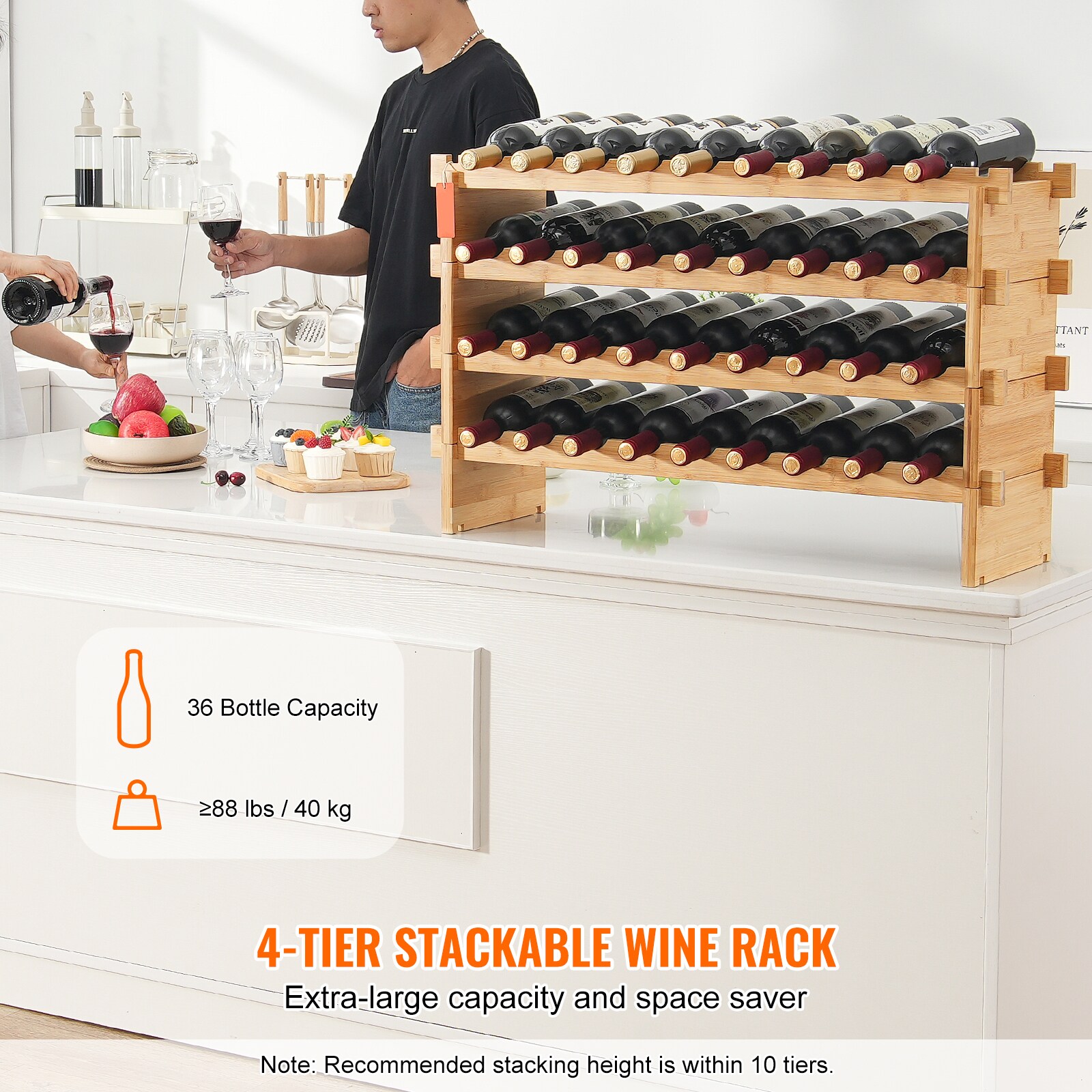 VEVOR SCLSJJYMSZZ307001V0 Wine-Racks - View #2