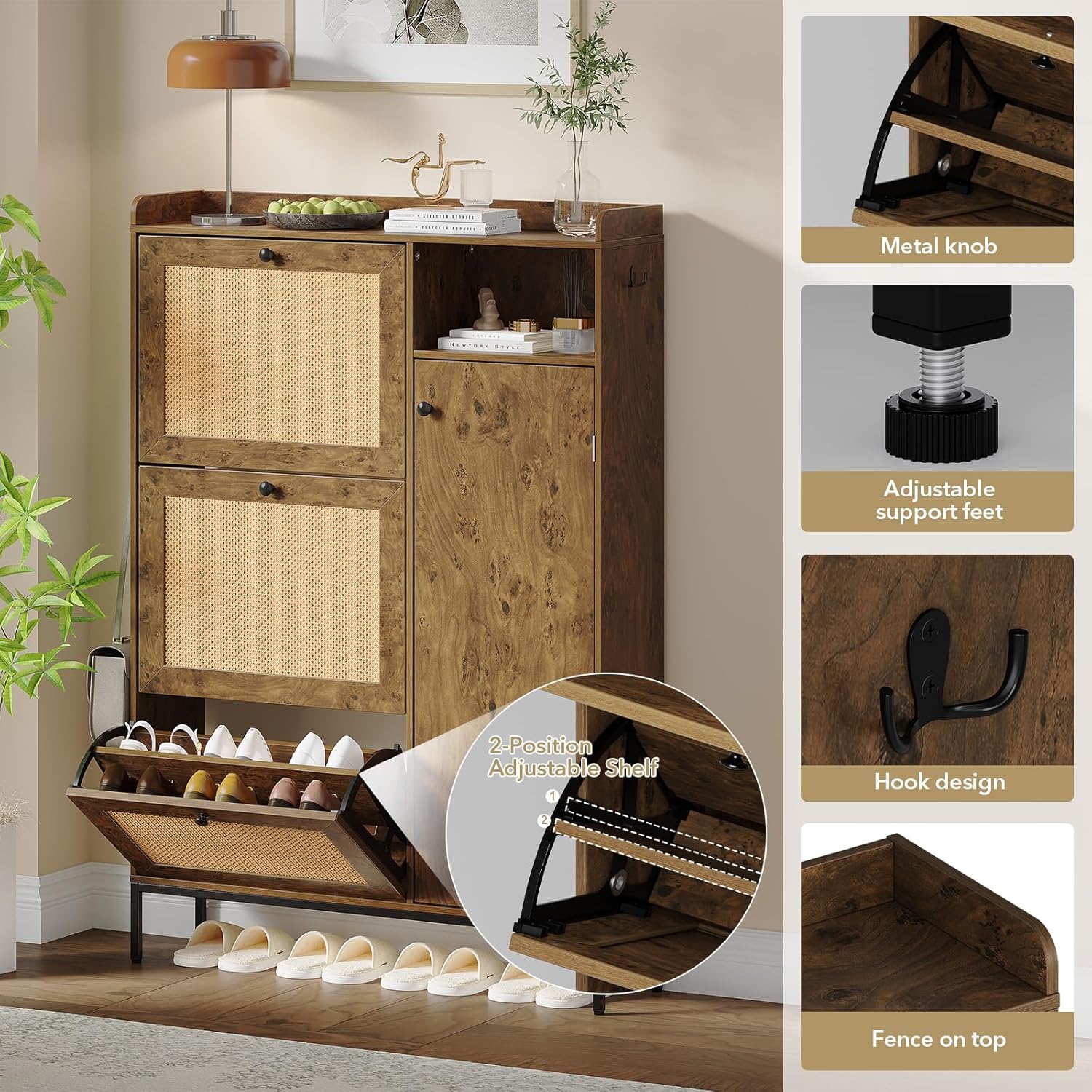 Qeetex LHF-DYQ-PHO-150WA7FY Shoe-Racks - View #5