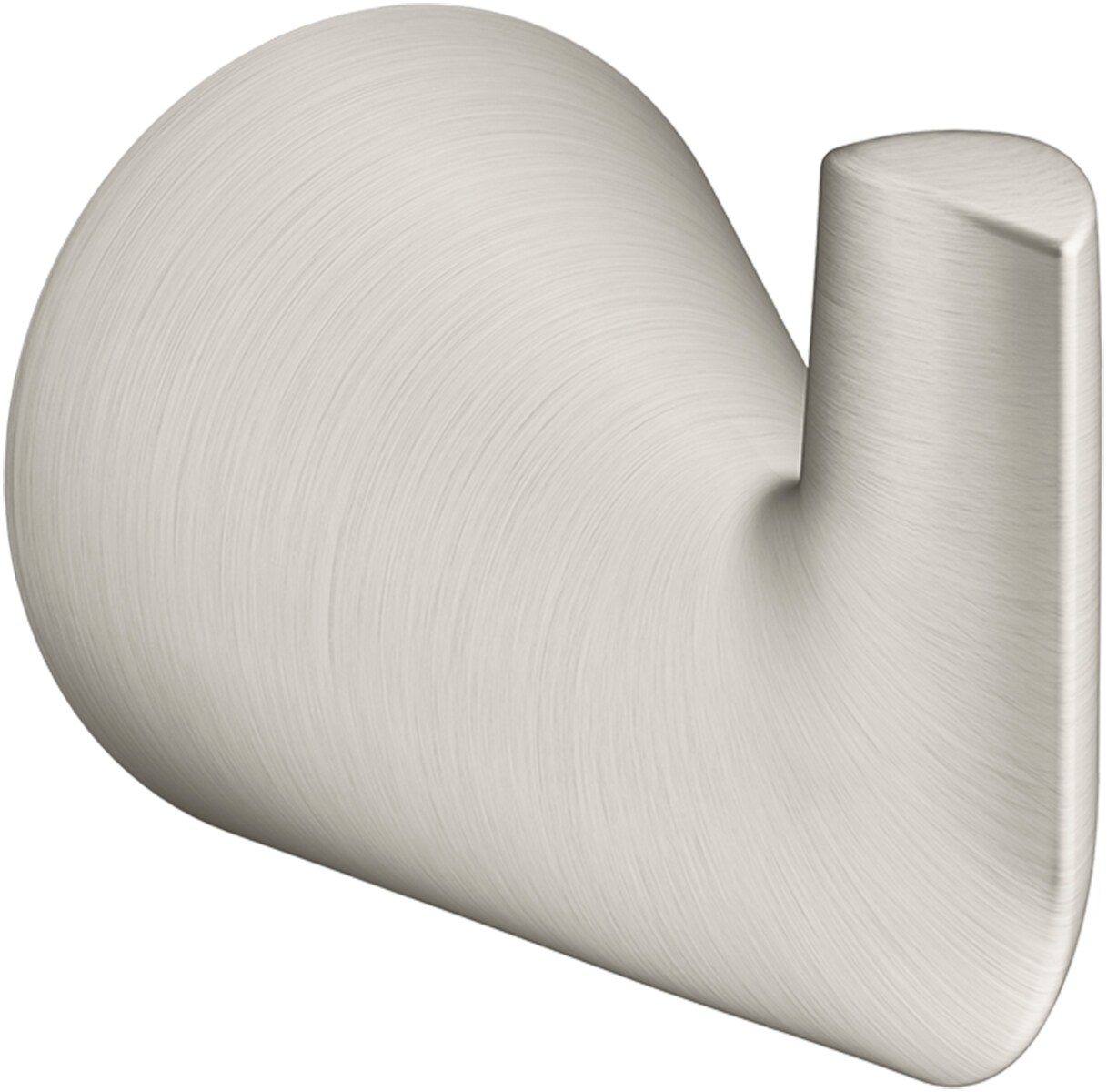 Kohler Forte 2.63 Double Robe Hook in Vibrant Brushed Nickel - K