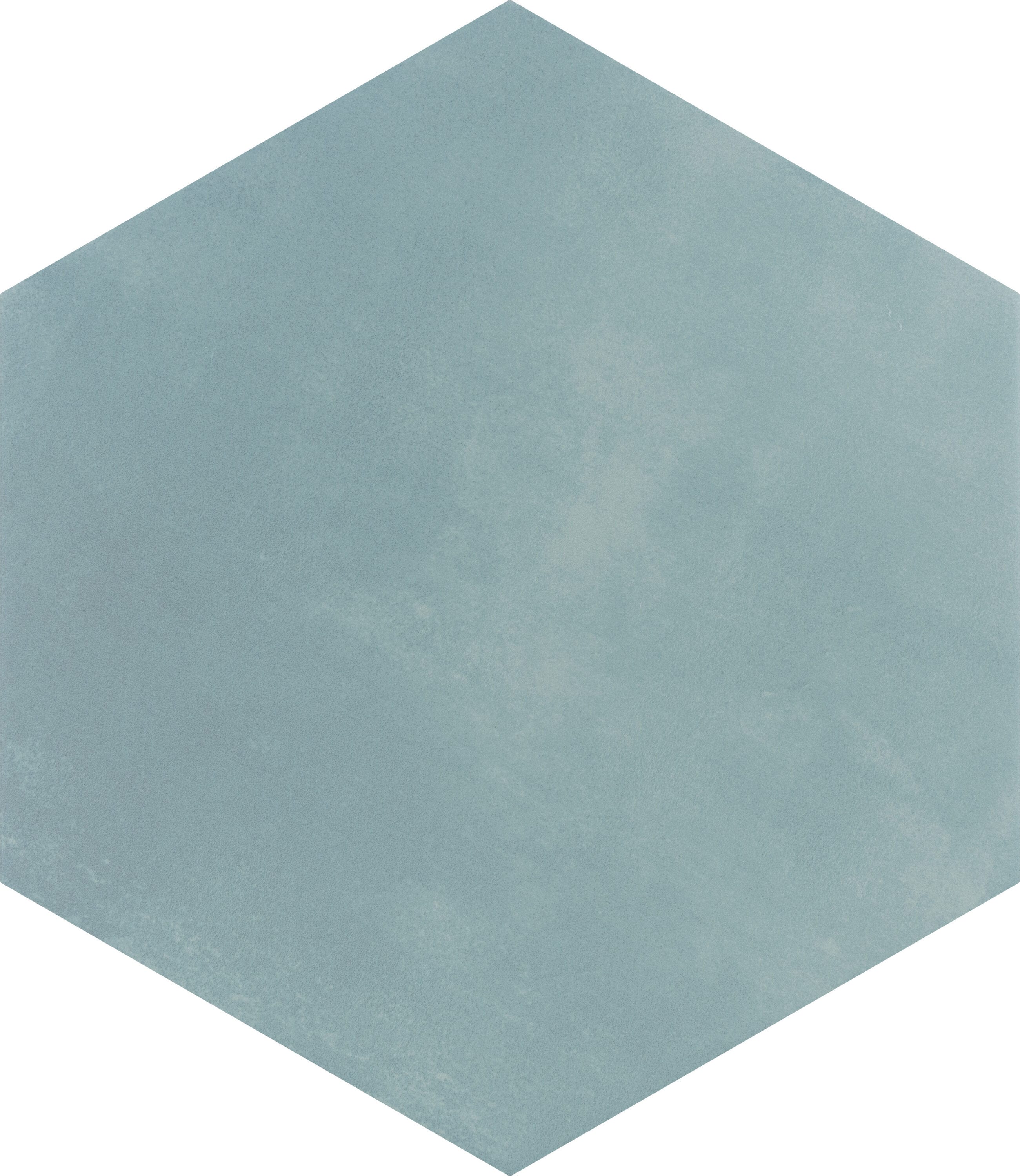 Affinity Tile FBT9HXAG Horizon Hex Aguamarina 8-in x 9-in Matte Porcelain Hexagon Standard Floor and Wall Tile ( 8.88-sq ft Carton