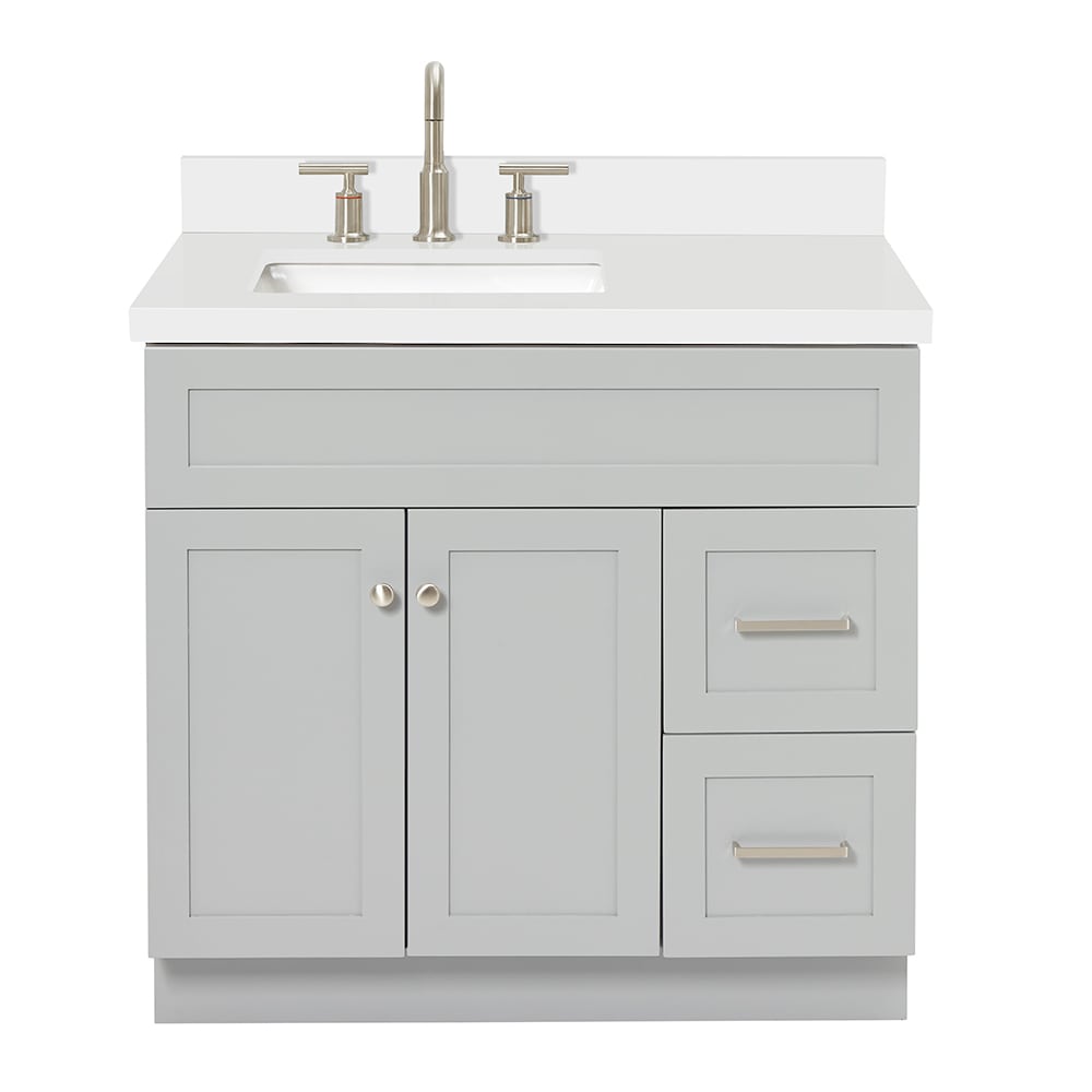 ARIEL F037SLWQRVOGRY Bath-Vanity-Combo - View #2