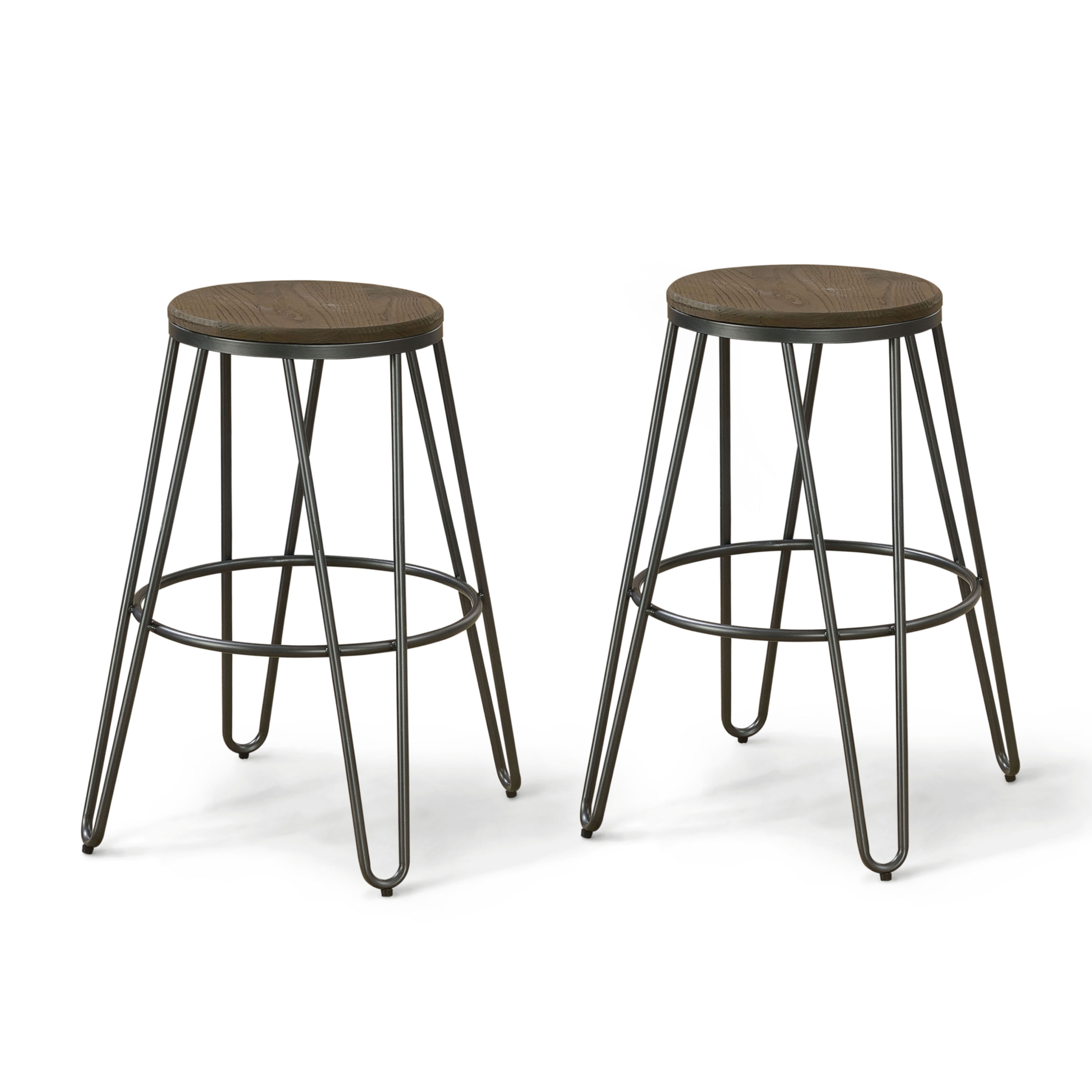 Furniture of America IDF-BR886GM stools - View #2