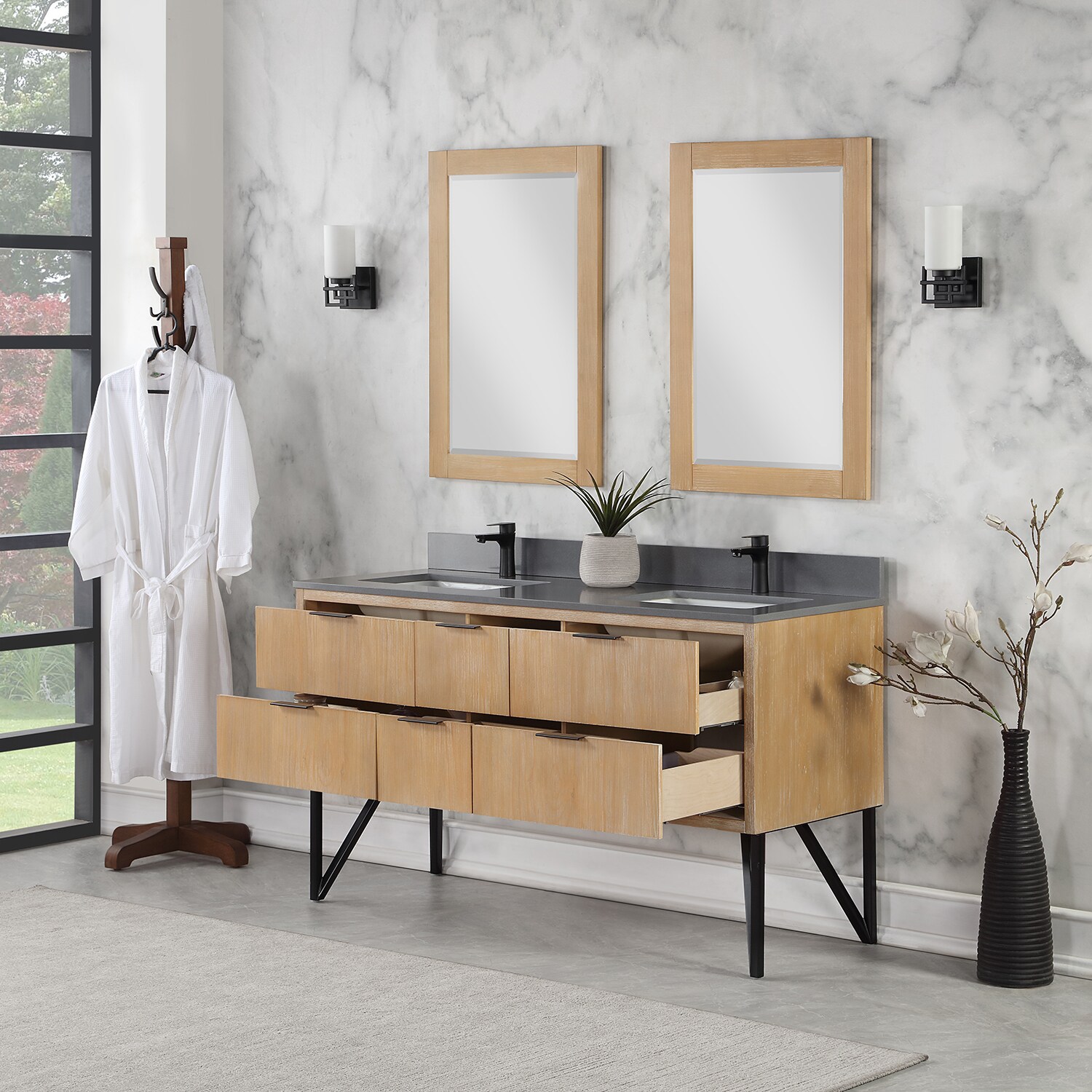 Altair 548060-WP-CG Bath-Vanity-Combo - View #7