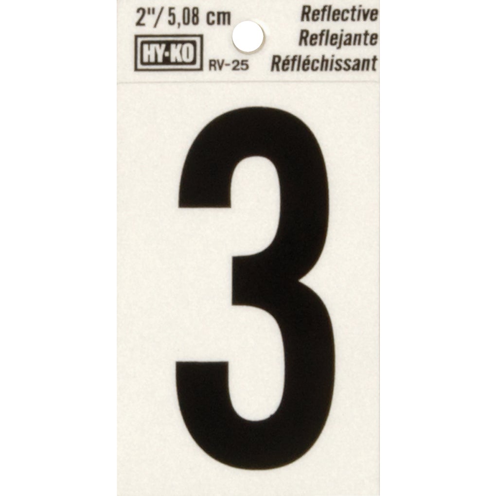 Hy-Ko Products RV-25/3 Signs-Letters-Numbers - View #2