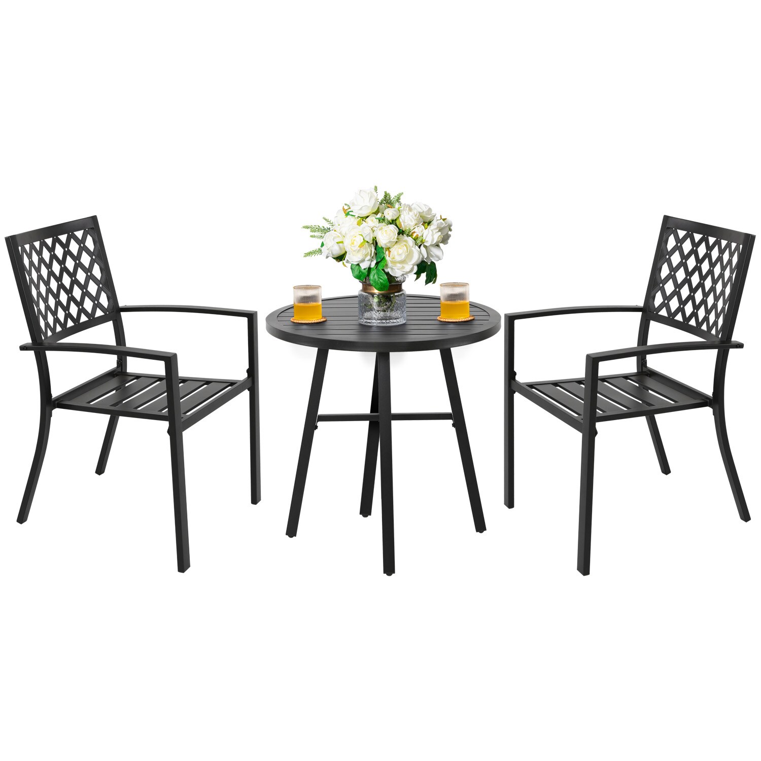 Powder coated bistro online set