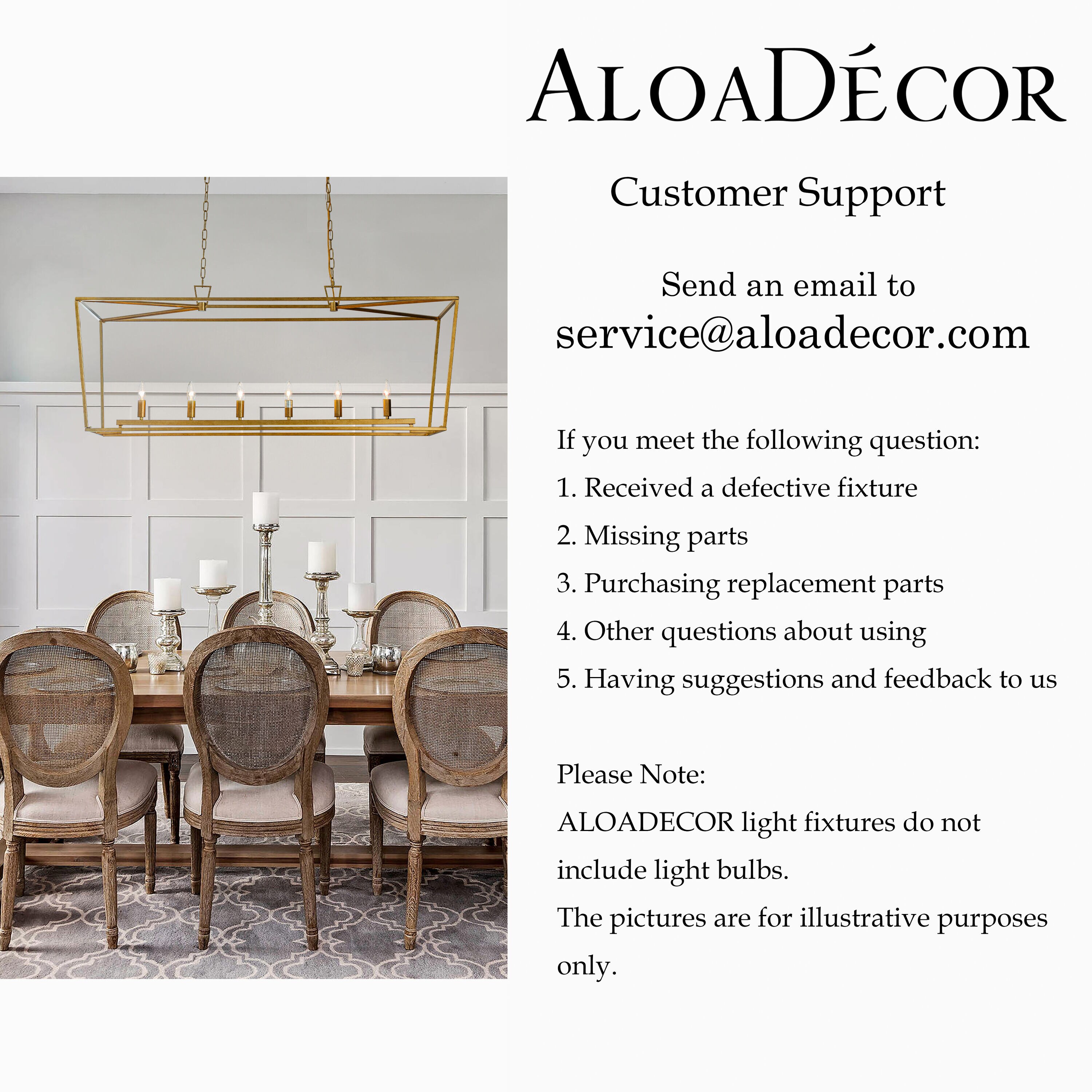AloaDecor Lighting L7192D137AGL01A b090015 - View #8