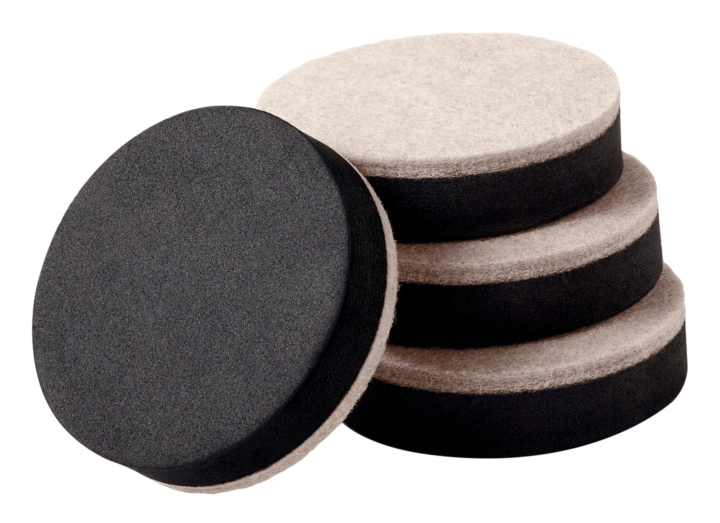 Scotch 4-Pack 2-1/2 In Round Felt Hard Surface Furniture Slider in the ...