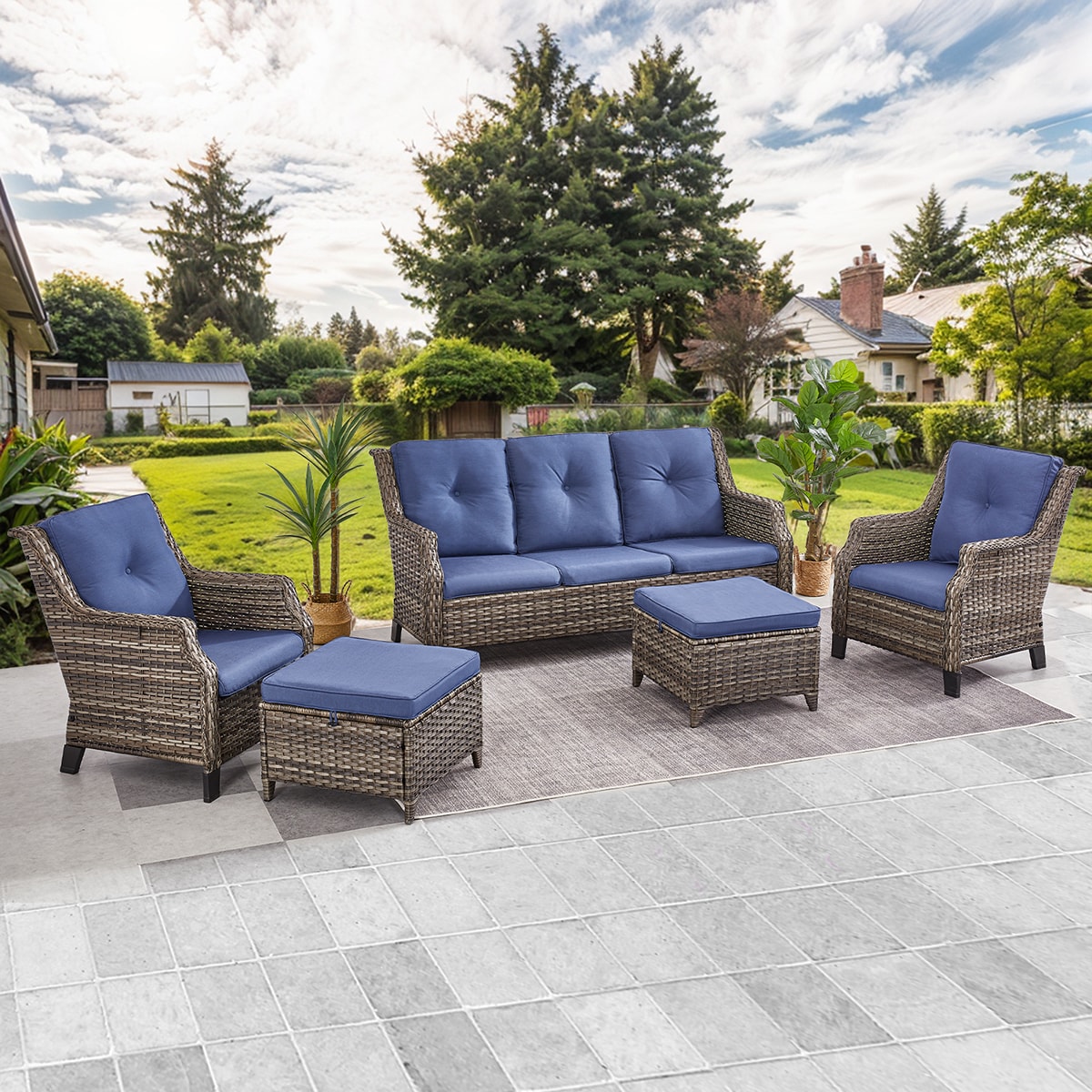 Rilyson FSCGY131140-1 Patio-Conversation-Sets - View #2