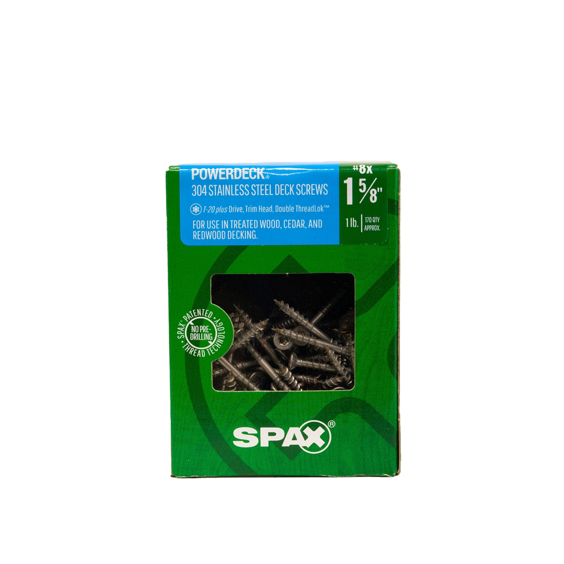 SPAX #8 x 1-5/8-in Stainless Steel Multi-Material SPAX PowerDeck