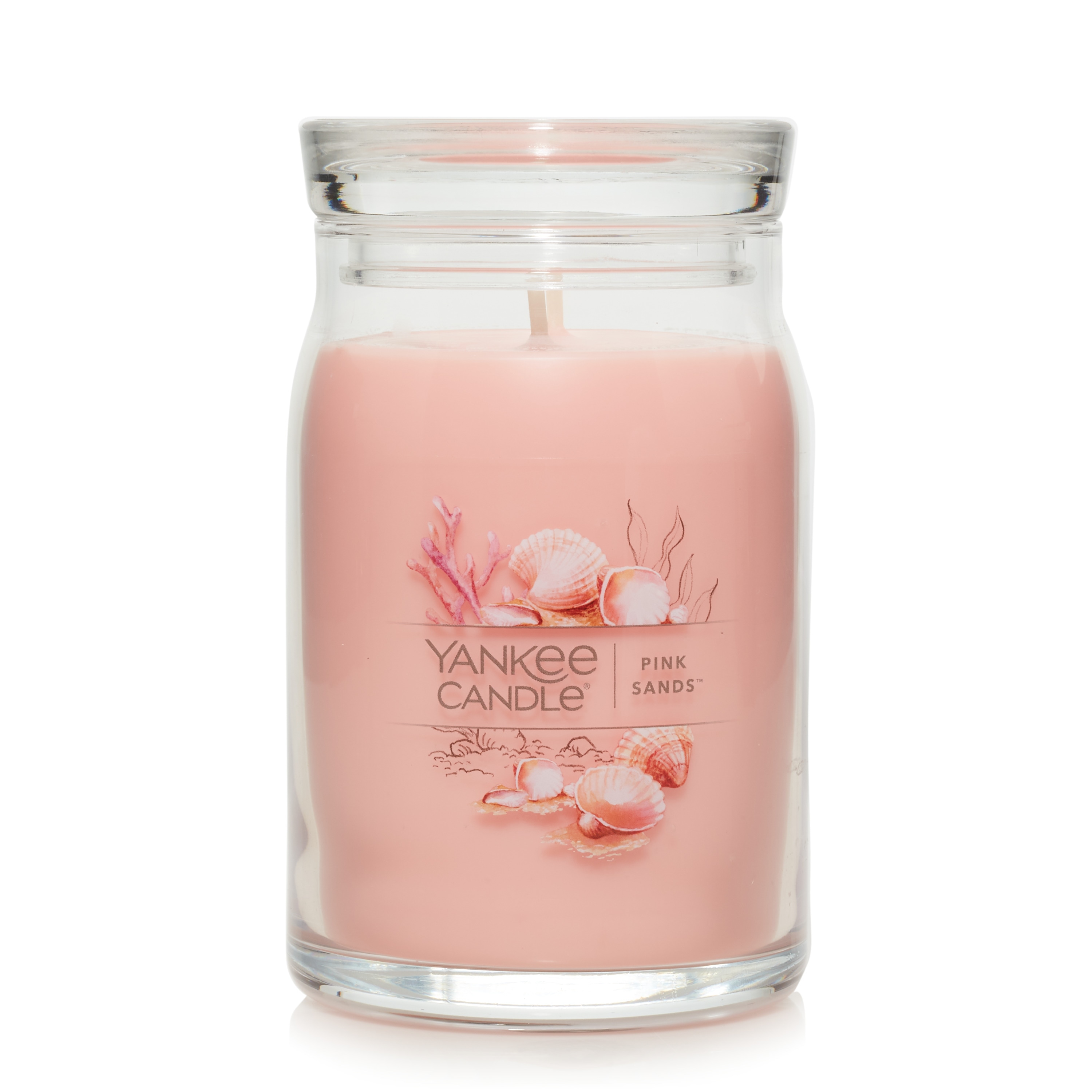 Yankee Candle 2-Wick Pink Sands Pink Jar Candle (Signature) in the