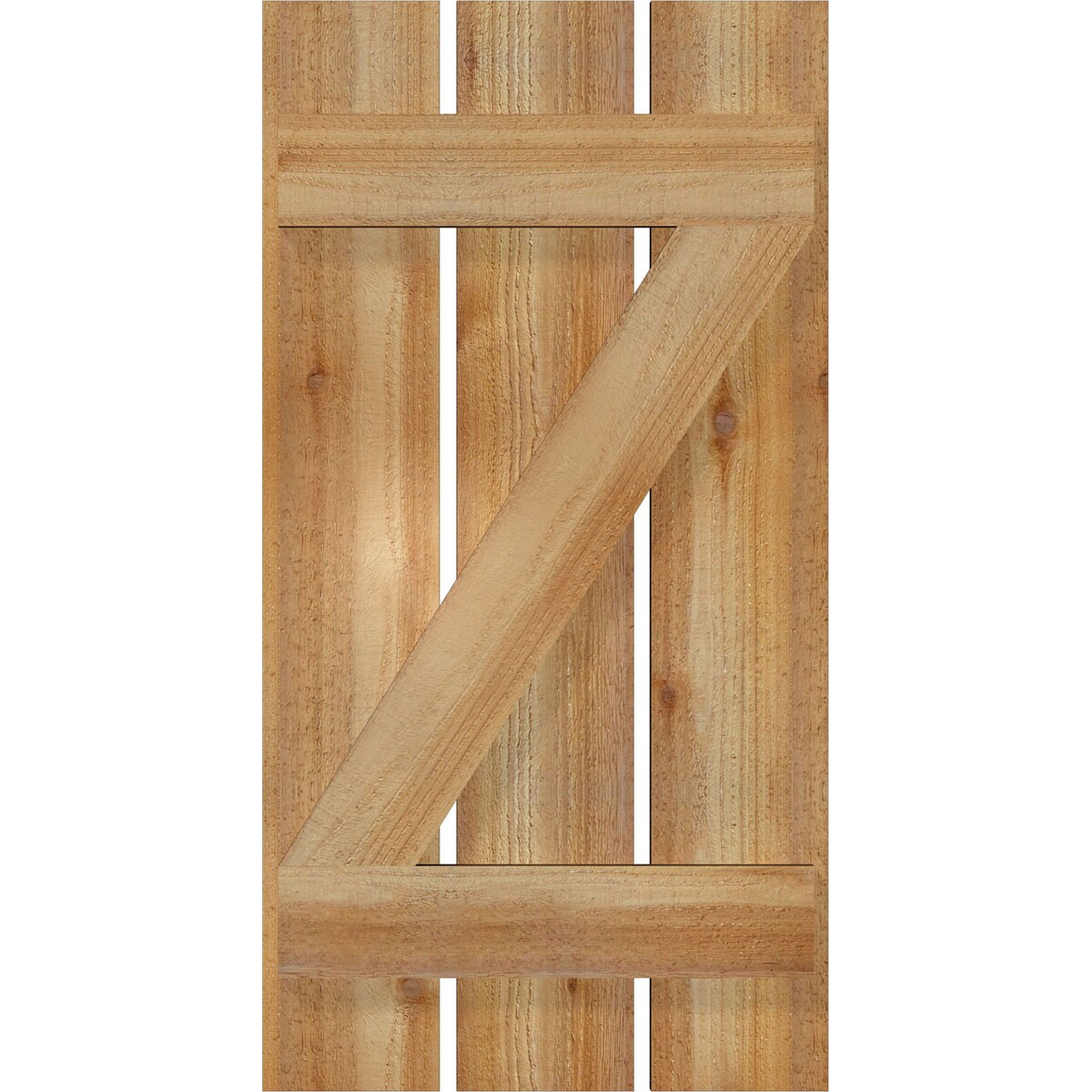 Ekena Millwork RBS06Z17X033RWR Exterior-Shutters - View #5