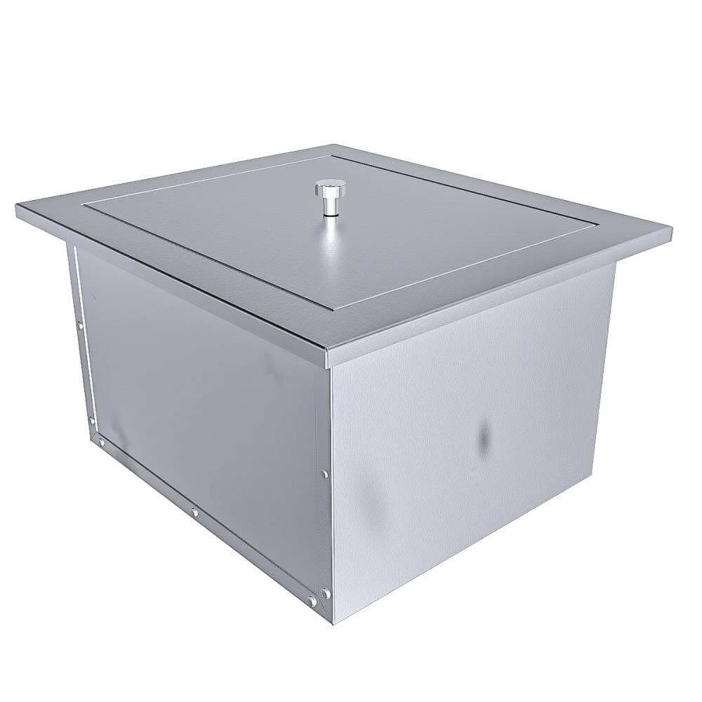 Sunstone 15" Stainless Steel Outdoor Ice Bin